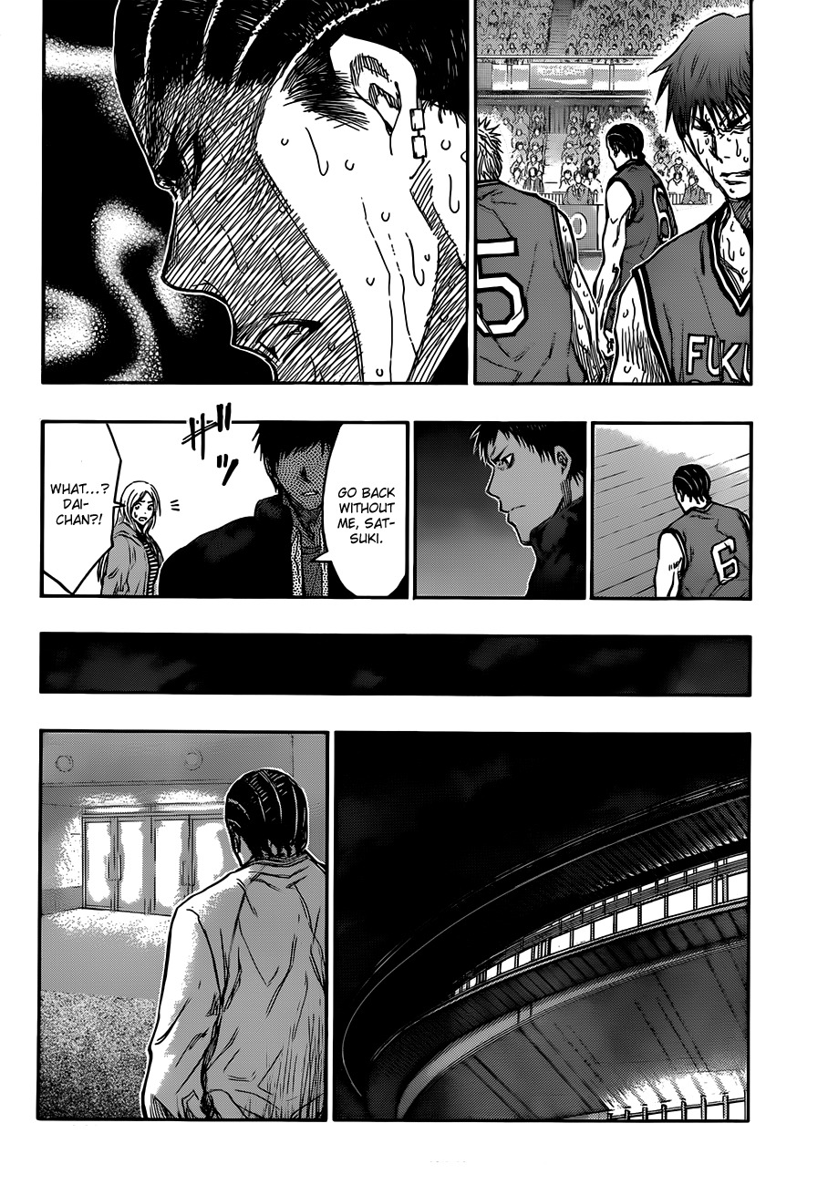 Kuroko no Basket Chapter 173 page 16 - Chapter 173: Give Up