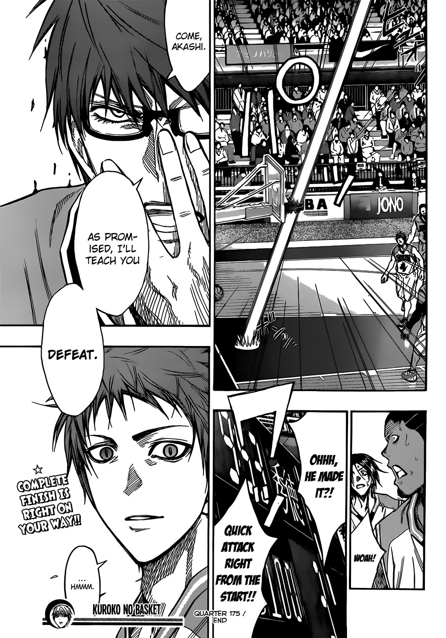 Kuroko no Basket Chapter 175 page 19 - Chapter 175: I'll Teach You