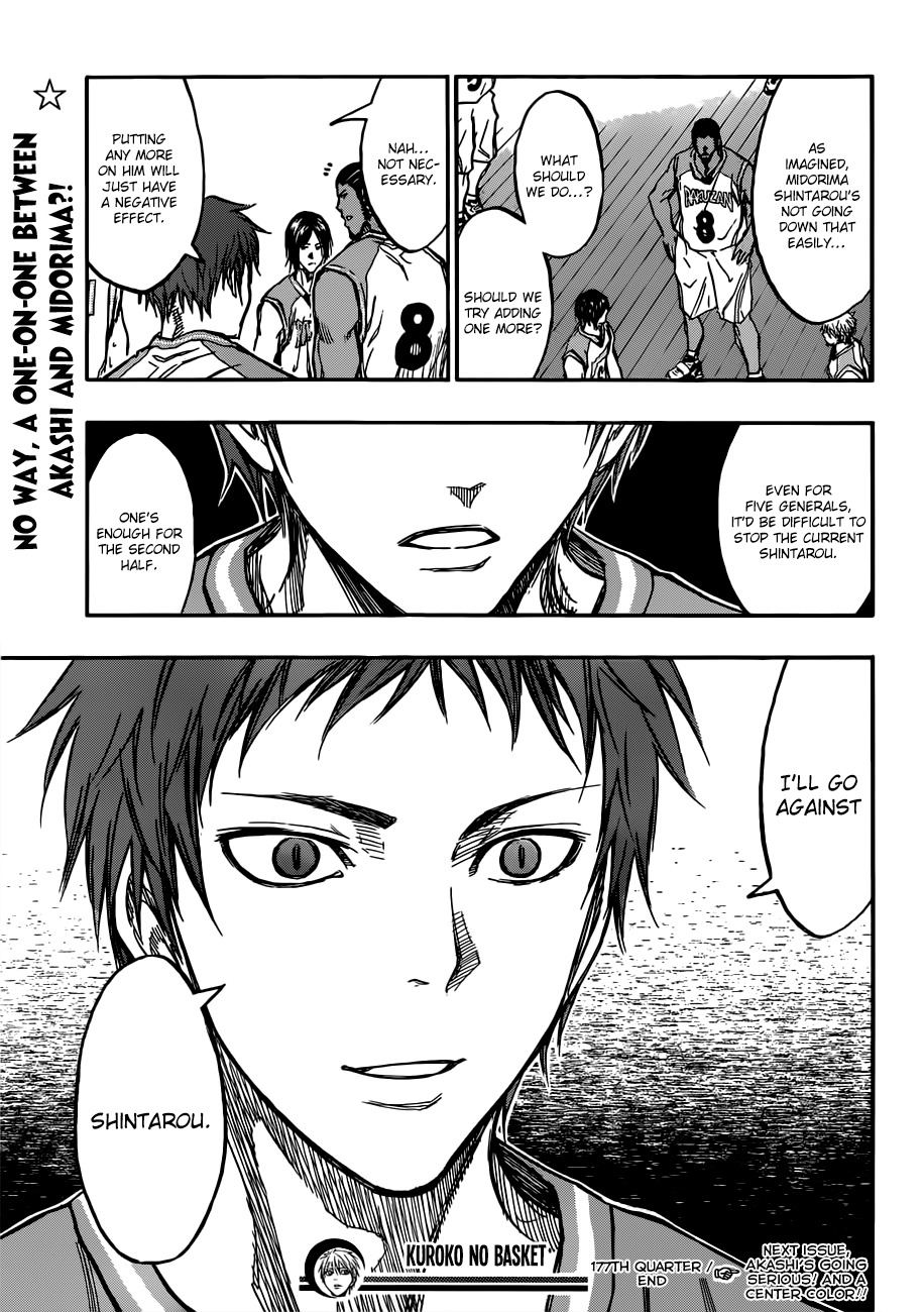 Kuroko no Basket Chapter 177 page 21 - Chapter 177: I Don't Know