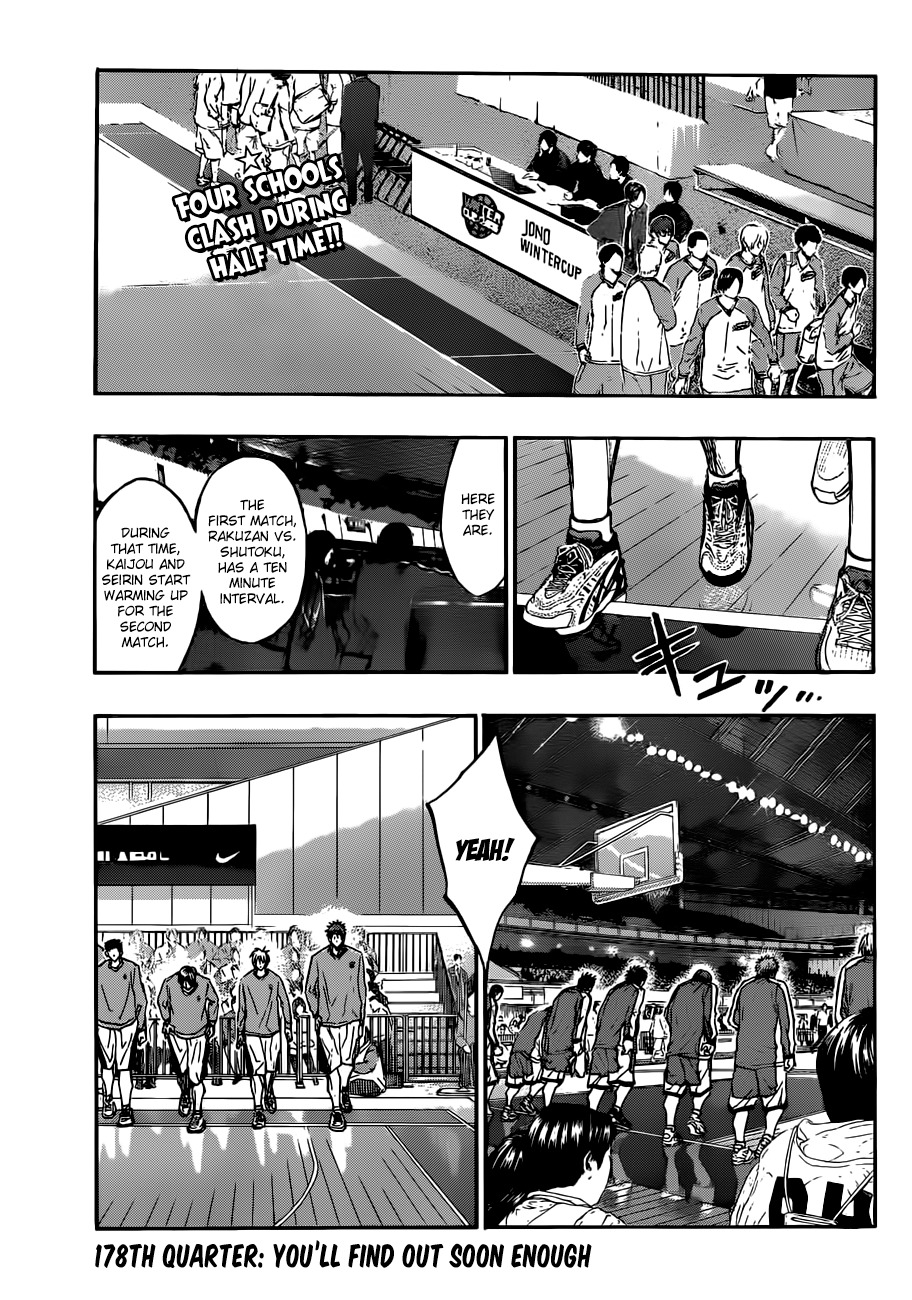 Kuroko no Basket Chapter 178 page 6 - Chapter 178: You'll Find Out Soon Enough