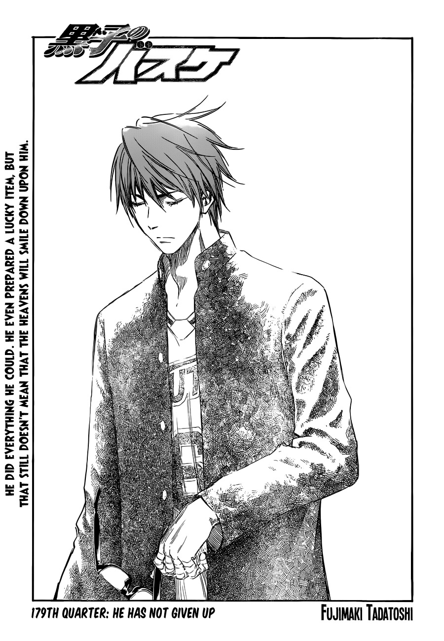 Kuroko no Basket Chapter 179 page 5 - Chapter 179: He Has Not Given Up