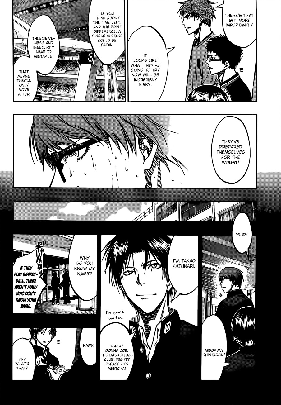 Kuroko no Basket Chapter 180 page 6 - Chapter 180: They're Similar To You Guys
