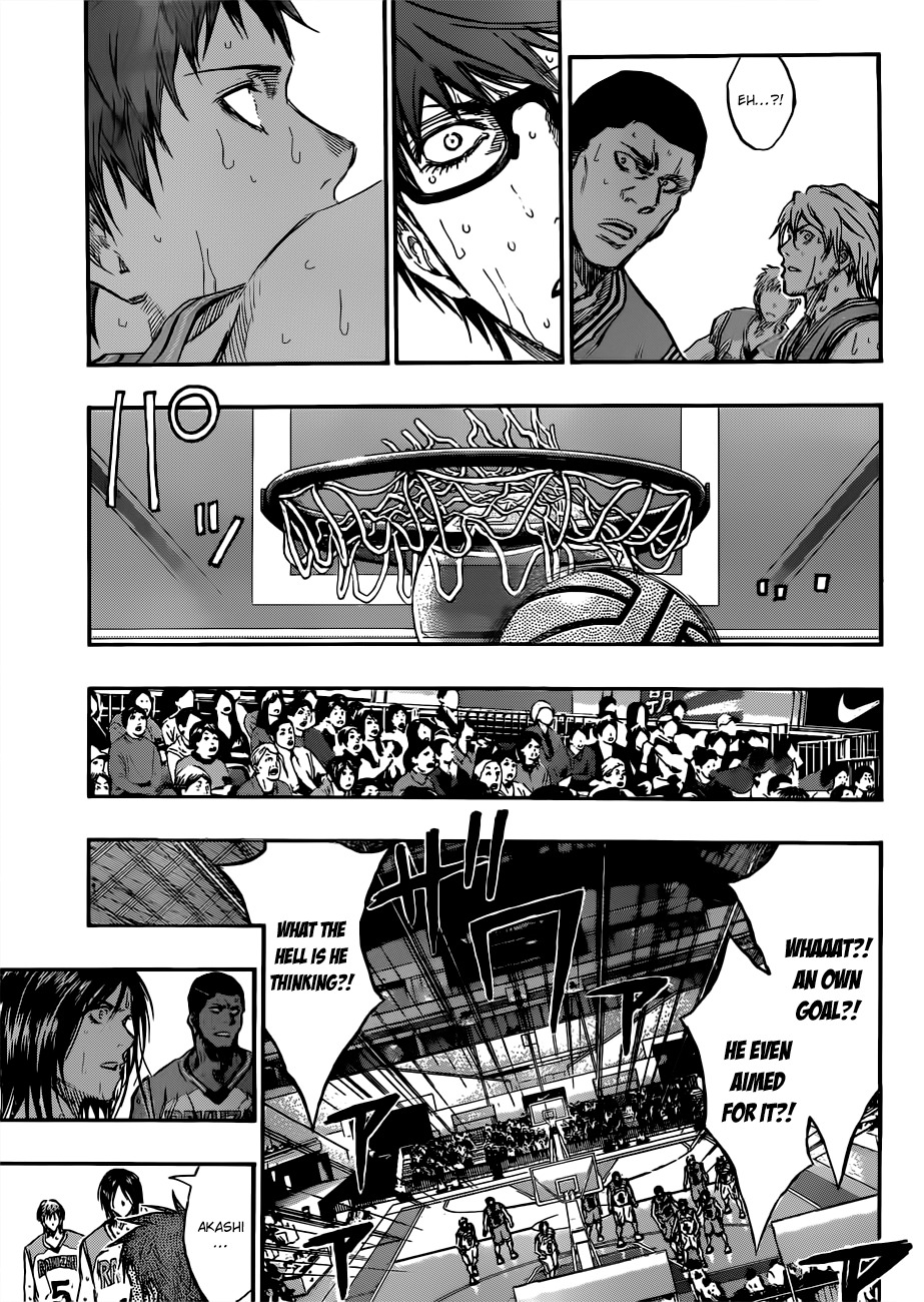 Kuroko no Basket Chapter 181 page 15 - Chapter 181: I'll Give Them To You