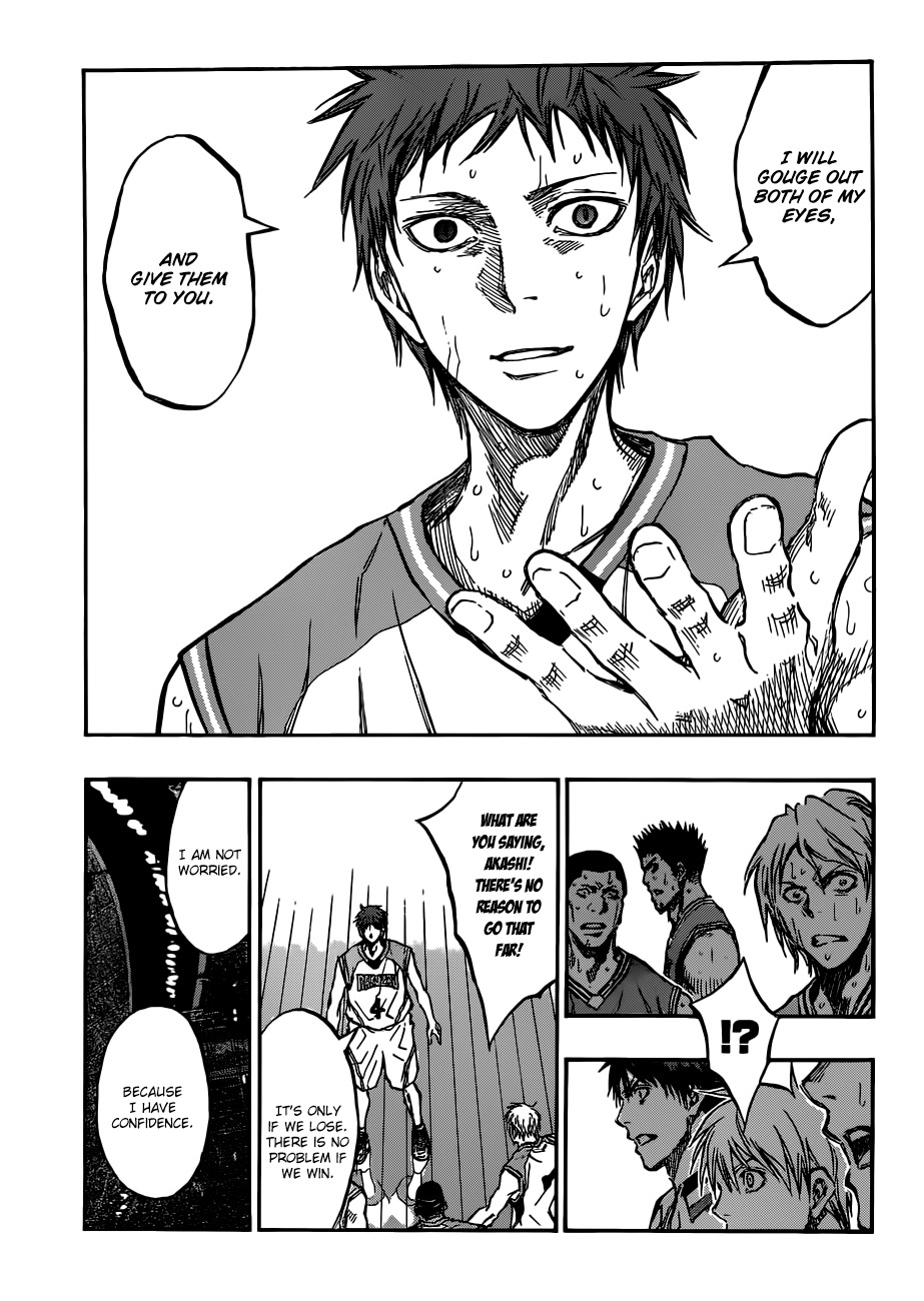 Kuroko no Basket Chapter 181 page 17 - Chapter 181: I'll Give Them To You