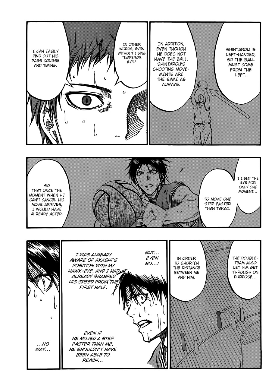 Kuroko no Basket Chapter 182 page 13 - Chapter 182: You Won't Reach