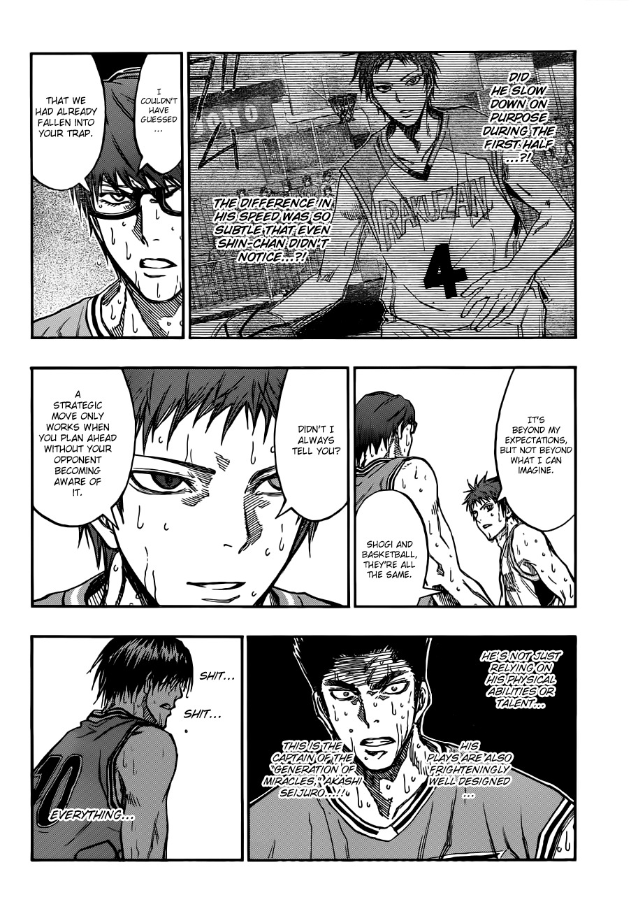 Kuroko no Basket Chapter 182 page 14 - Chapter 182: You Won't Reach