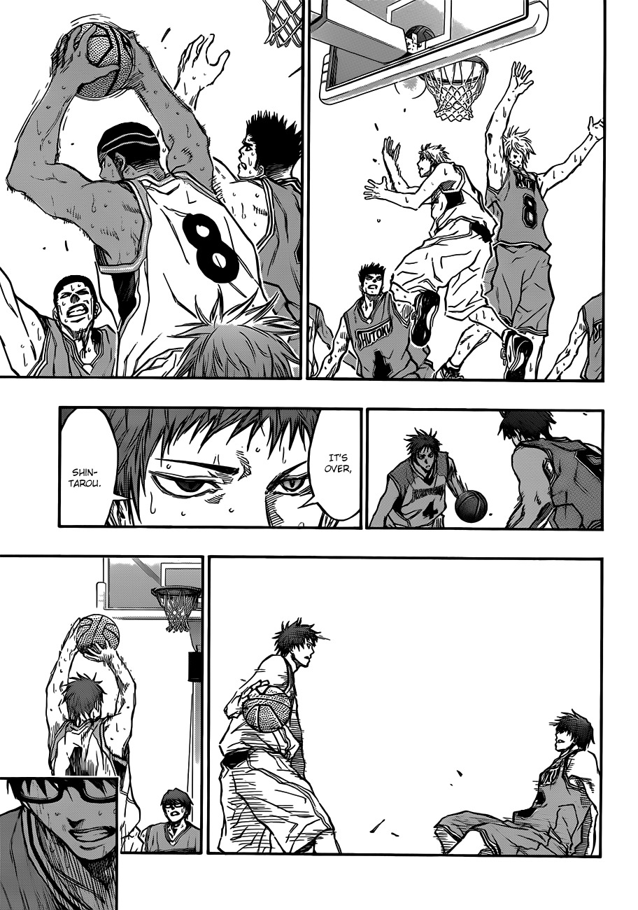 Kuroko no Basket Chapter 182 page 19 - Chapter 182: You Won't Reach