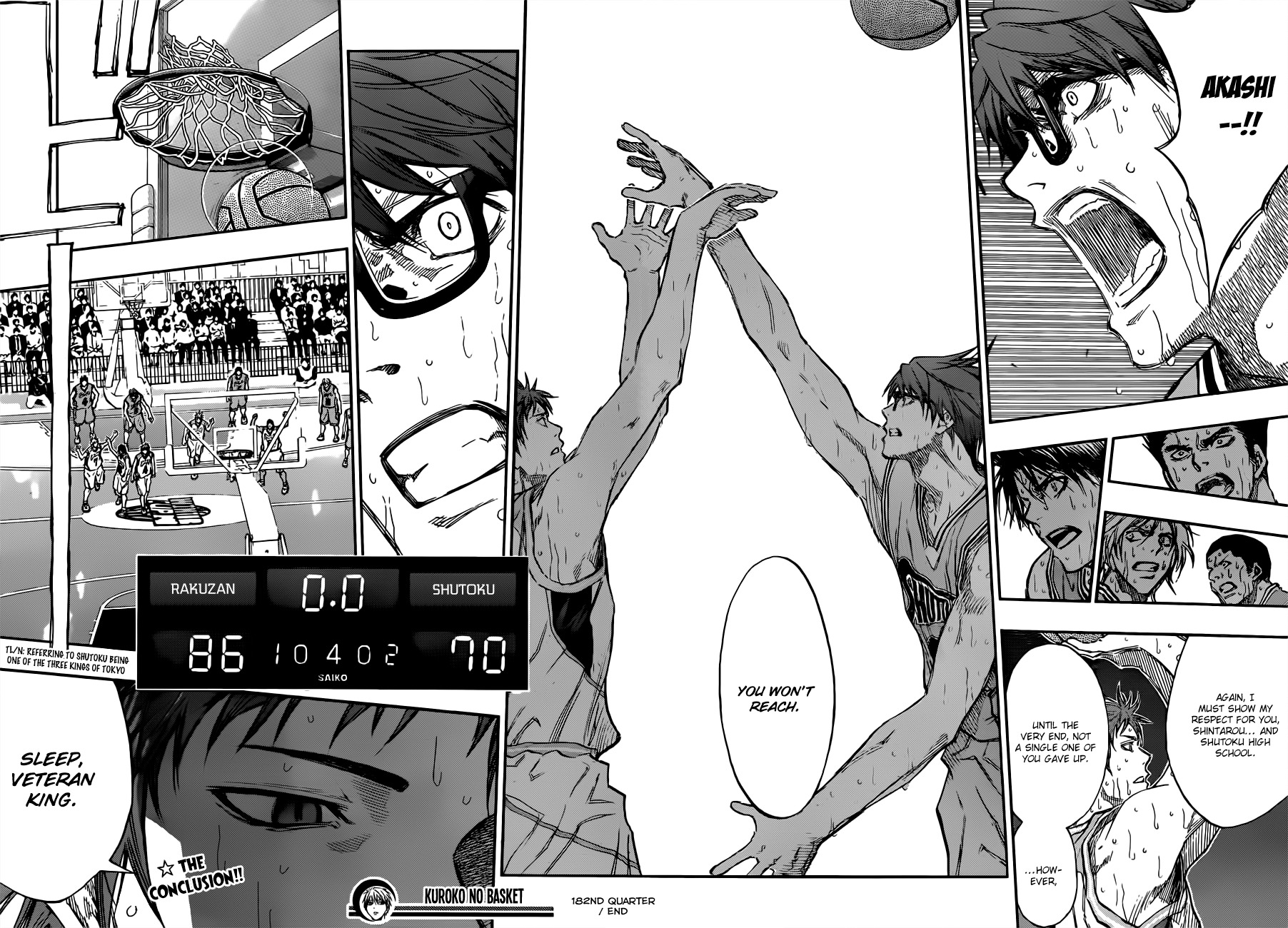 Kuroko no Basket Chapter 182 page 20 - Chapter 182: You Won't Reach