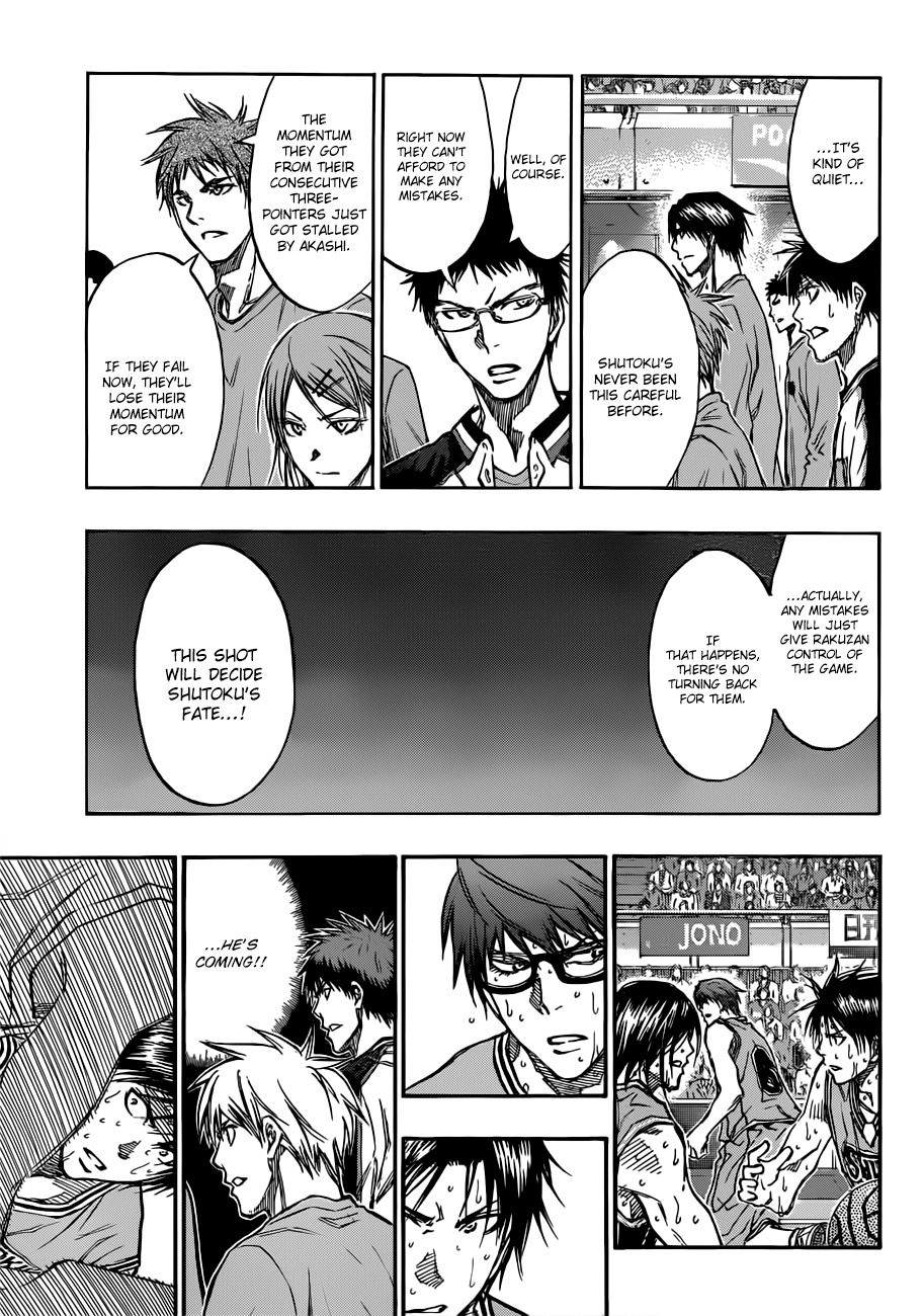 Kuroko no Basket Chapter 182 page 5 - Chapter 182: You Won't Reach