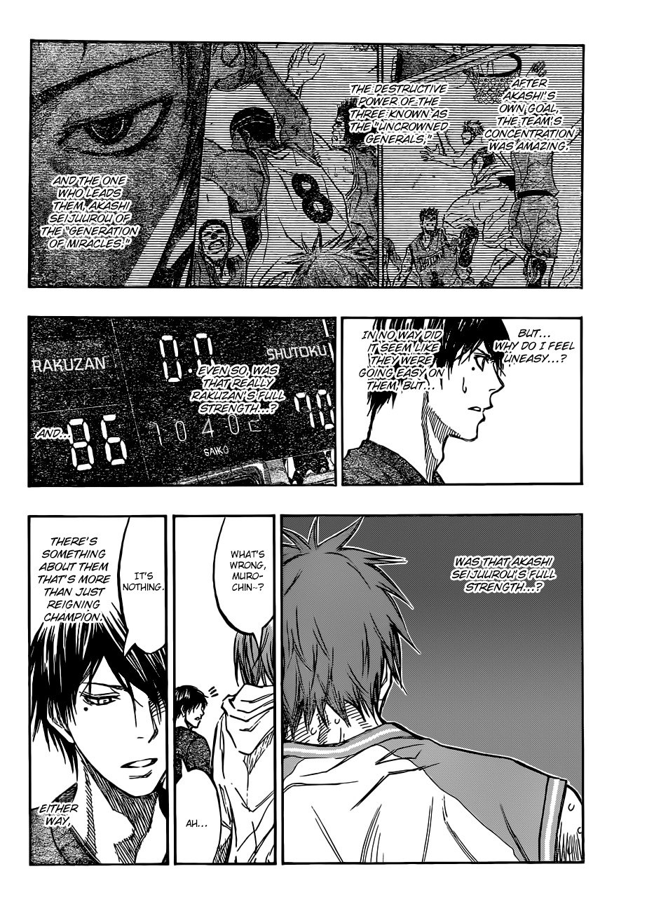 Kuroko no Basket Chapter 183 page 12 - Chapter 183: Now, Let's Go
