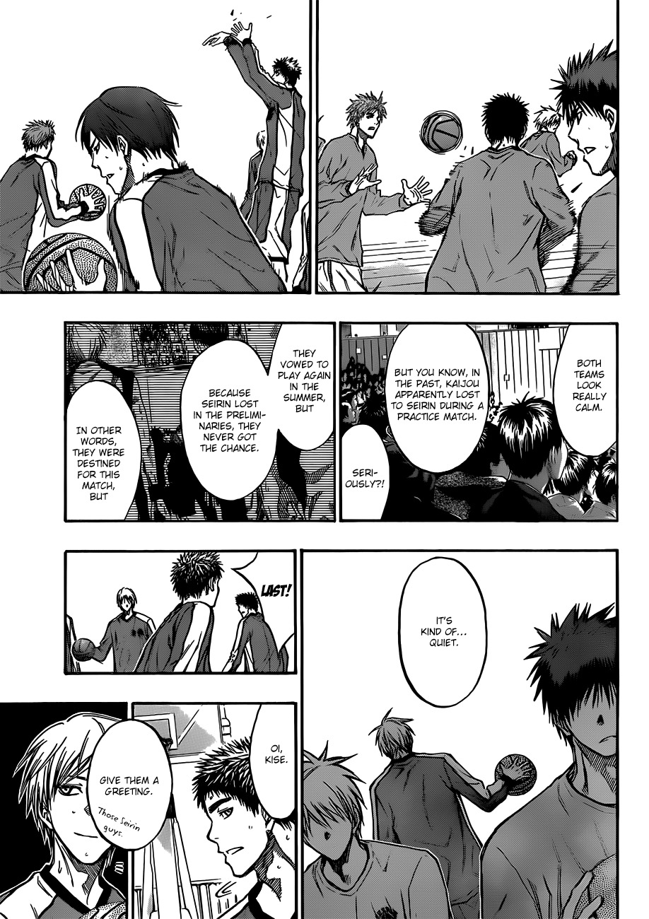 Kuroko no Basket Chapter 183 page 15 - Chapter 183: Now, Let's Go