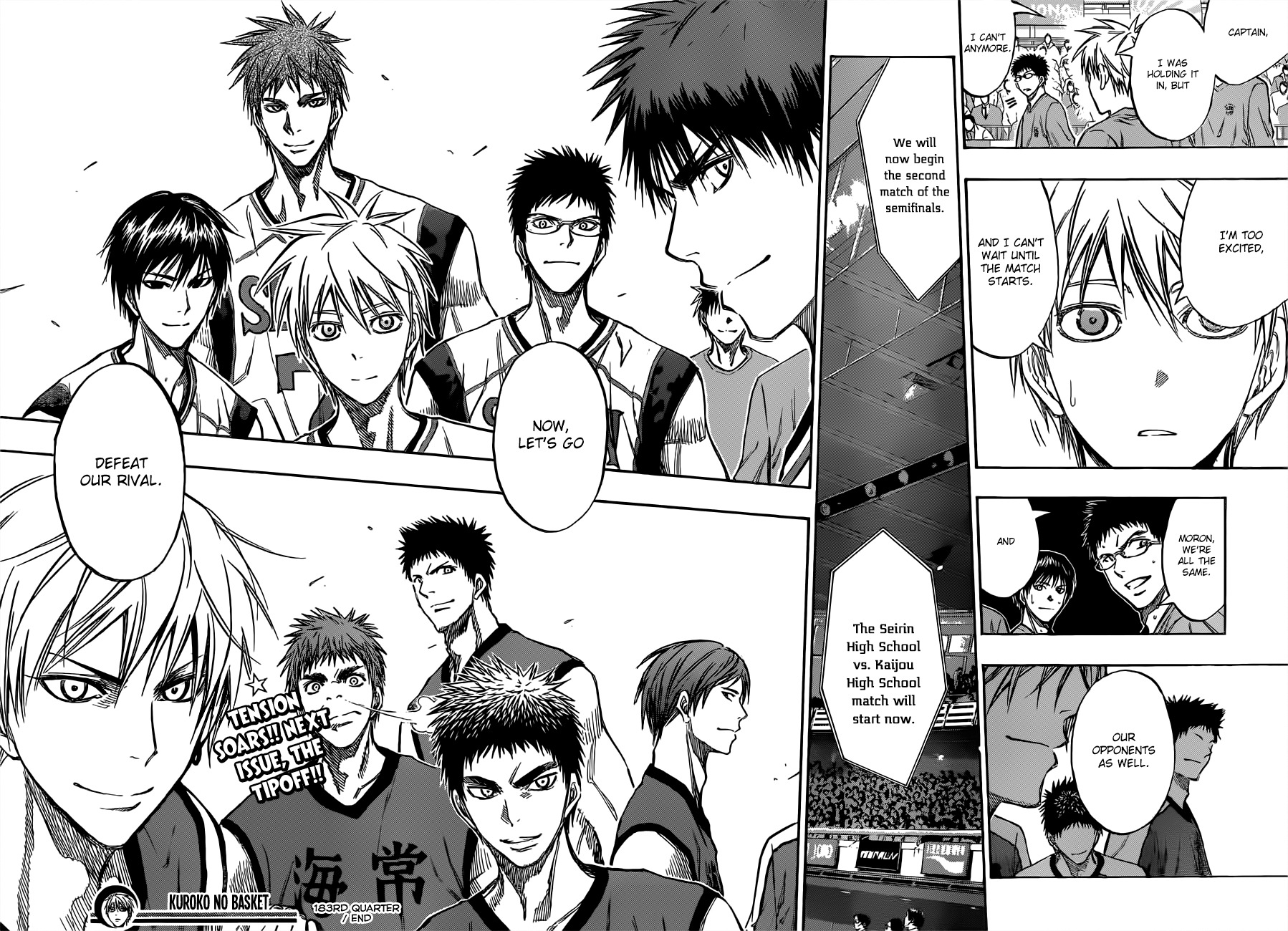Kuroko no Basket Chapter 183 page 19 - Chapter 183: Now, Let's Go