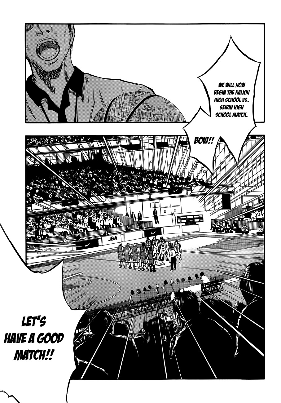 Kuroko no Basket Chapter 184 page 11 - Chapter 184: Strike First for Certain Victory!