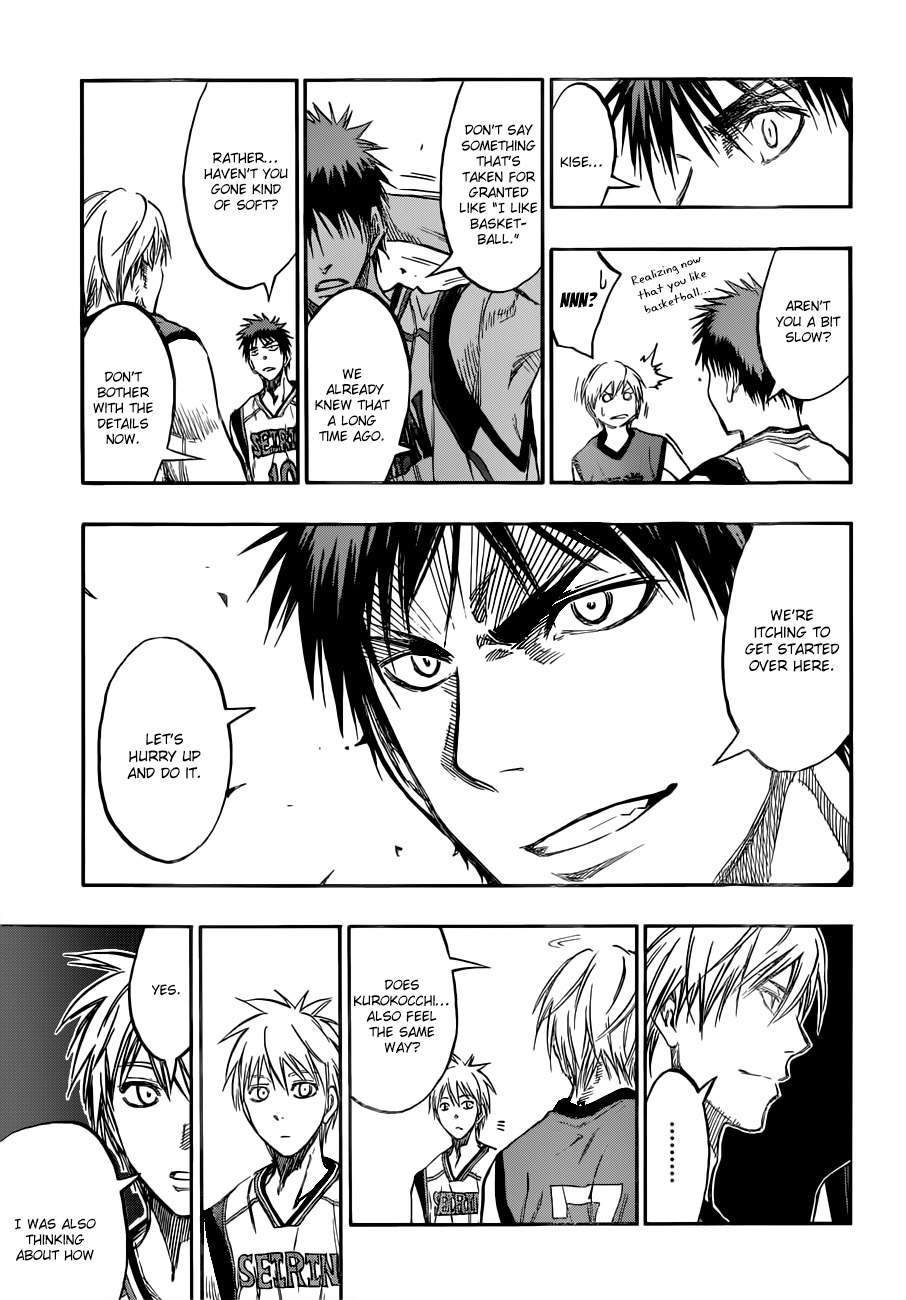 Kuroko no Basket Chapter 184 page 13 - Chapter 184: Strike First for Certain Victory!