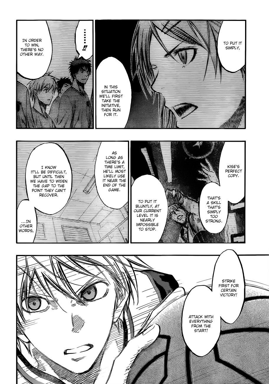 Kuroko no Basket Chapter 184 page 17 - Chapter 184: Strike First for Certain Victory!