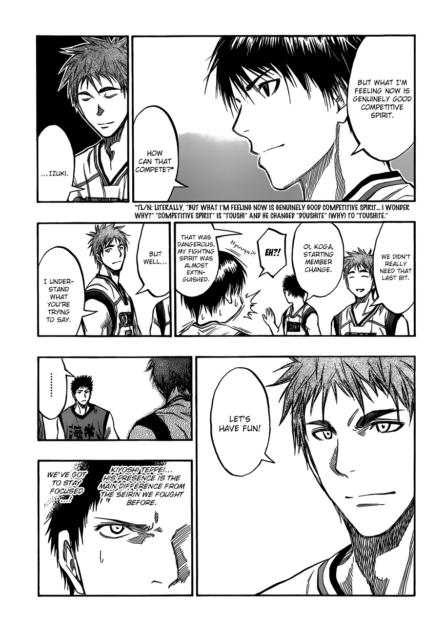 Kuroko no Basket Chapter 184 page 7 - Chapter 184: Strike First for Certain Victory!