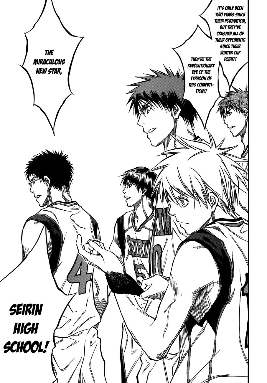 Kuroko no Basket Chapter 184 page 9 - Chapter 184: Strike First for Certain Victory!