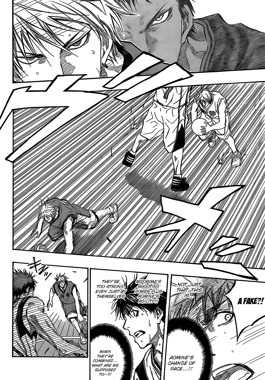 Kuroko no Basket Chapter 185 page 10 - Chapter 185: I can't help but laugh.
