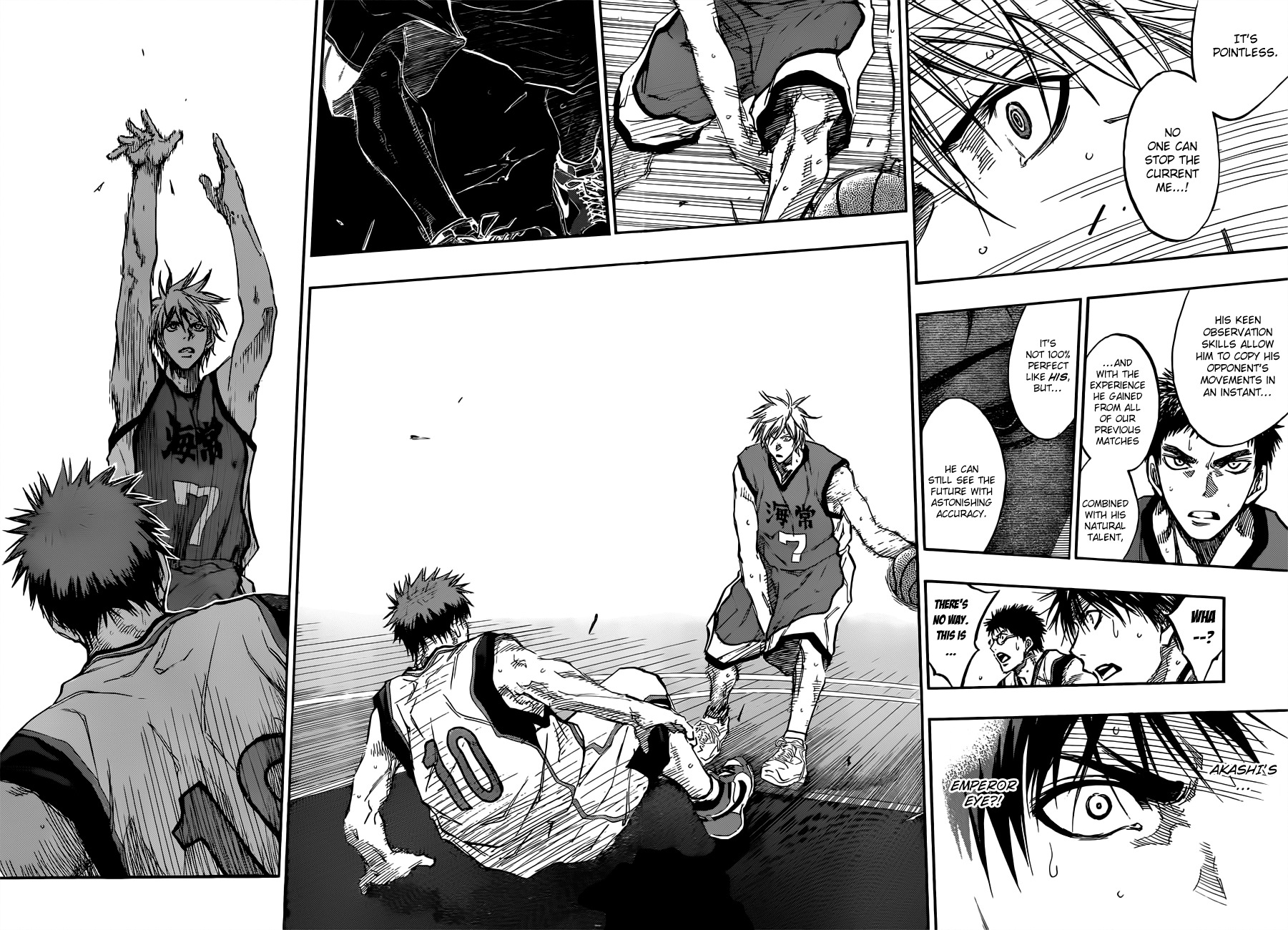 Kuroko no Basket Chapter 185 page 12 - Chapter 185: I can't help but laugh.