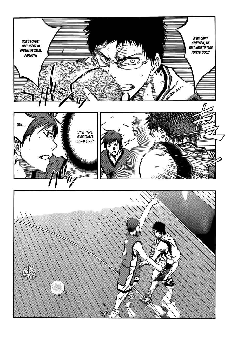 Kuroko no Basket Chapter 185 page 15 - Chapter 185: I can't help but laugh.