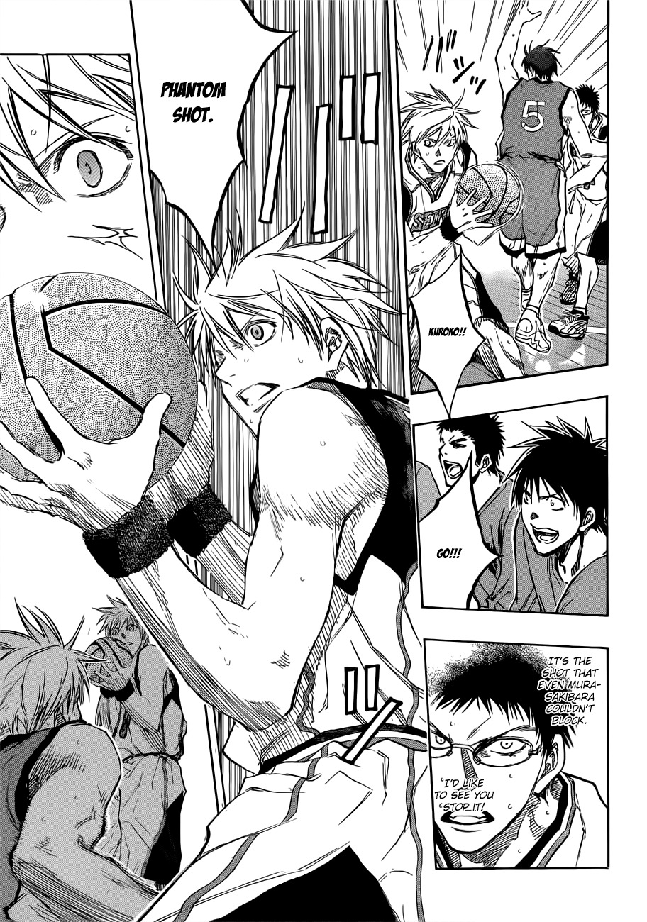 Kuroko no Basket Chapter 185 page 16 - Chapter 185: I can't help but laugh.