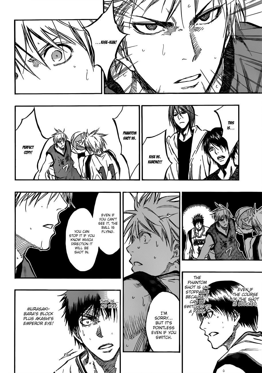 Kuroko no Basket Chapter 185 page 17 - Chapter 185: I can't help but laugh.