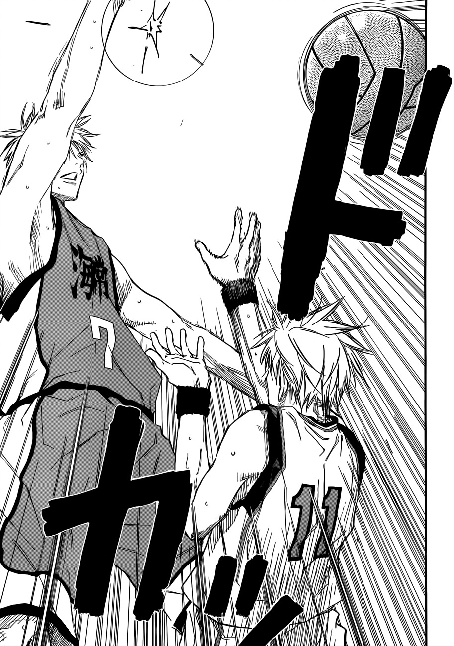 Kuroko no Basket Chapter 185 page 18 - Chapter 185: I can't help but laugh.