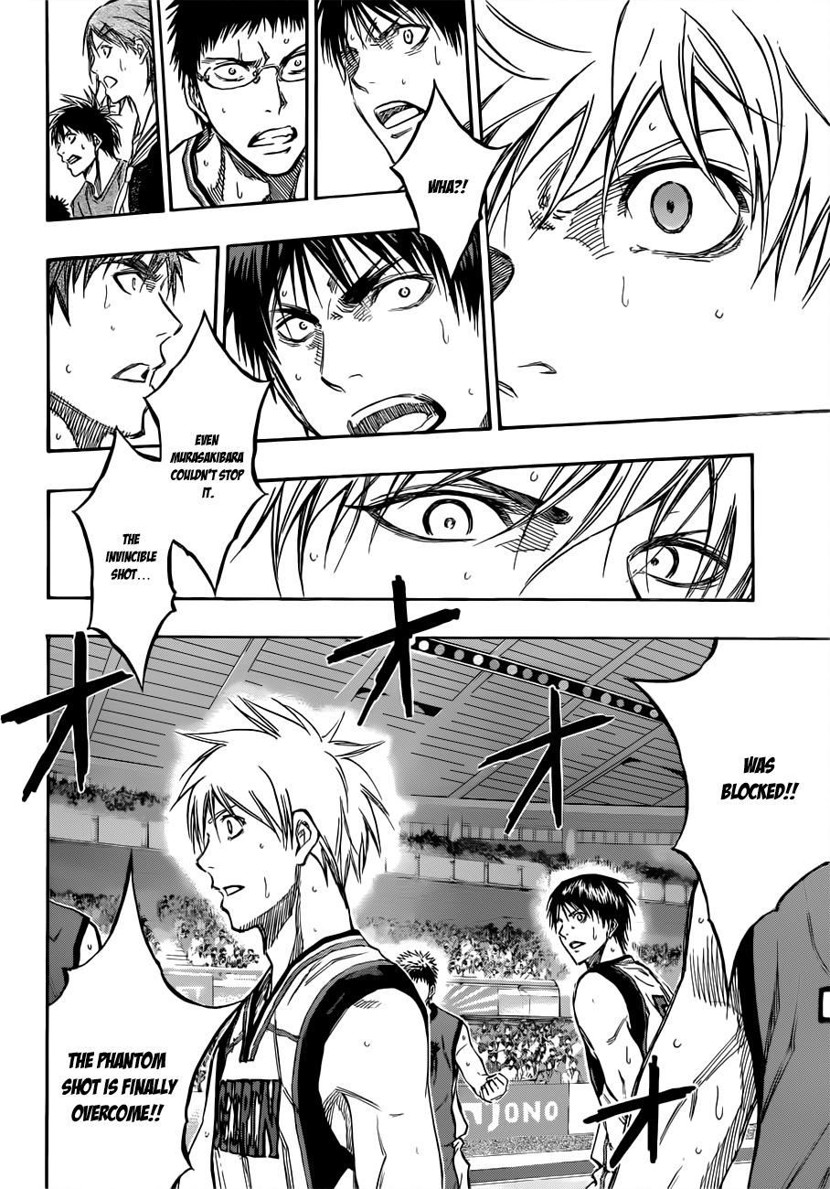 Kuroko no Basket Chapter 185 page 19 - Chapter 185: I can't help but laugh.