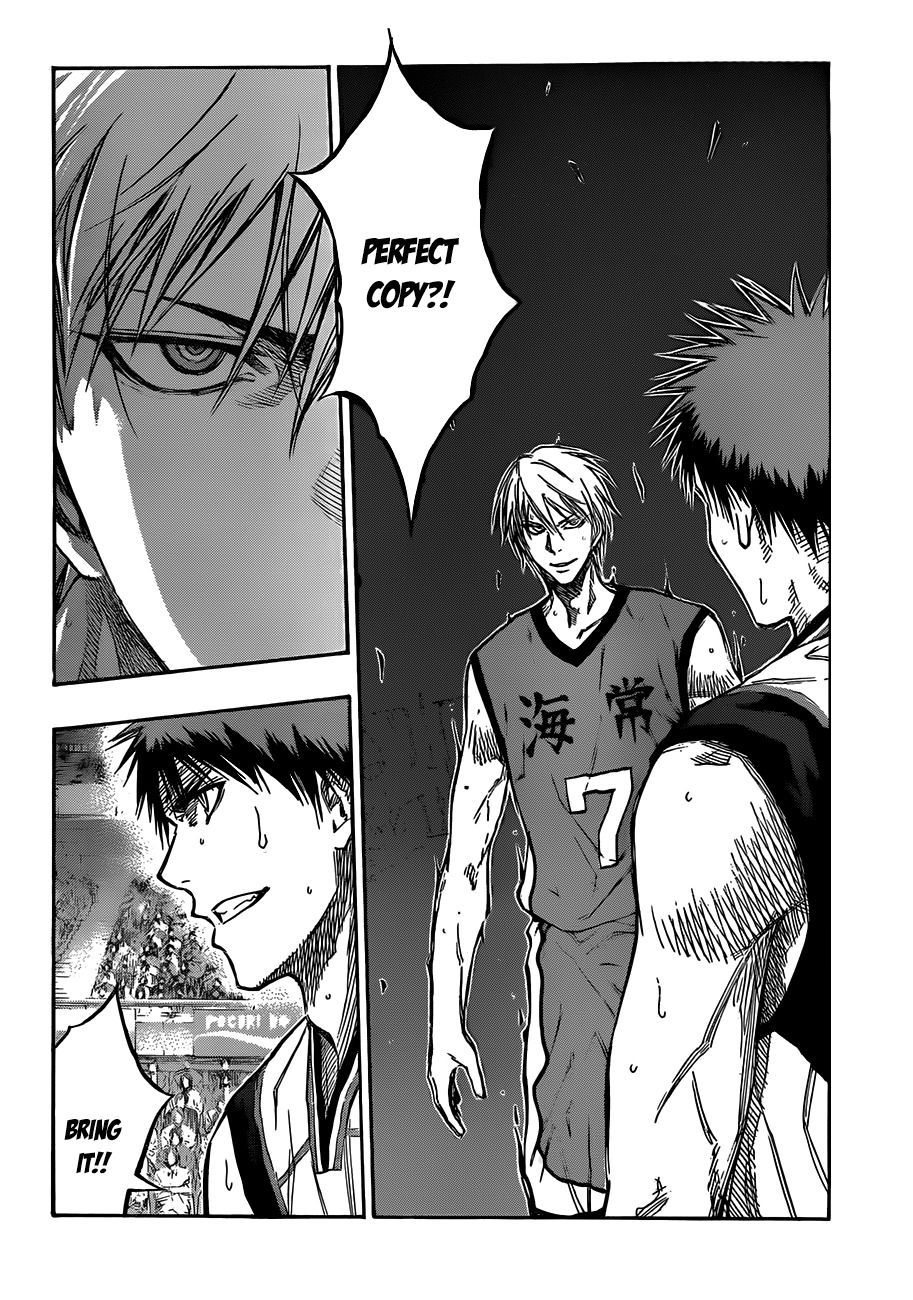 Kuroko no Basket Chapter 185 page 4 - Chapter 185: I can't help but laugh.