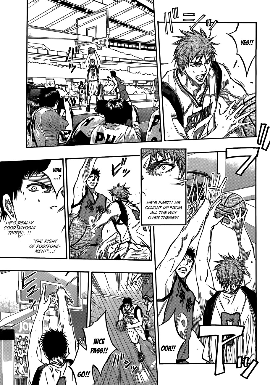 Kuroko no Basket Chapter 185 page 7 - Chapter 185: I can't help but laugh.
