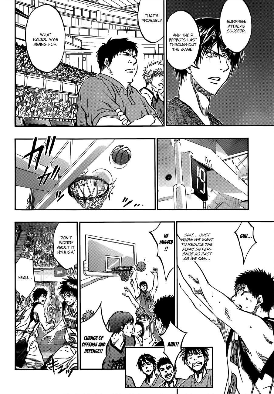 Kuroko no Basket Chapter 186 page 10 - Chapter 186: It's your time to shine!