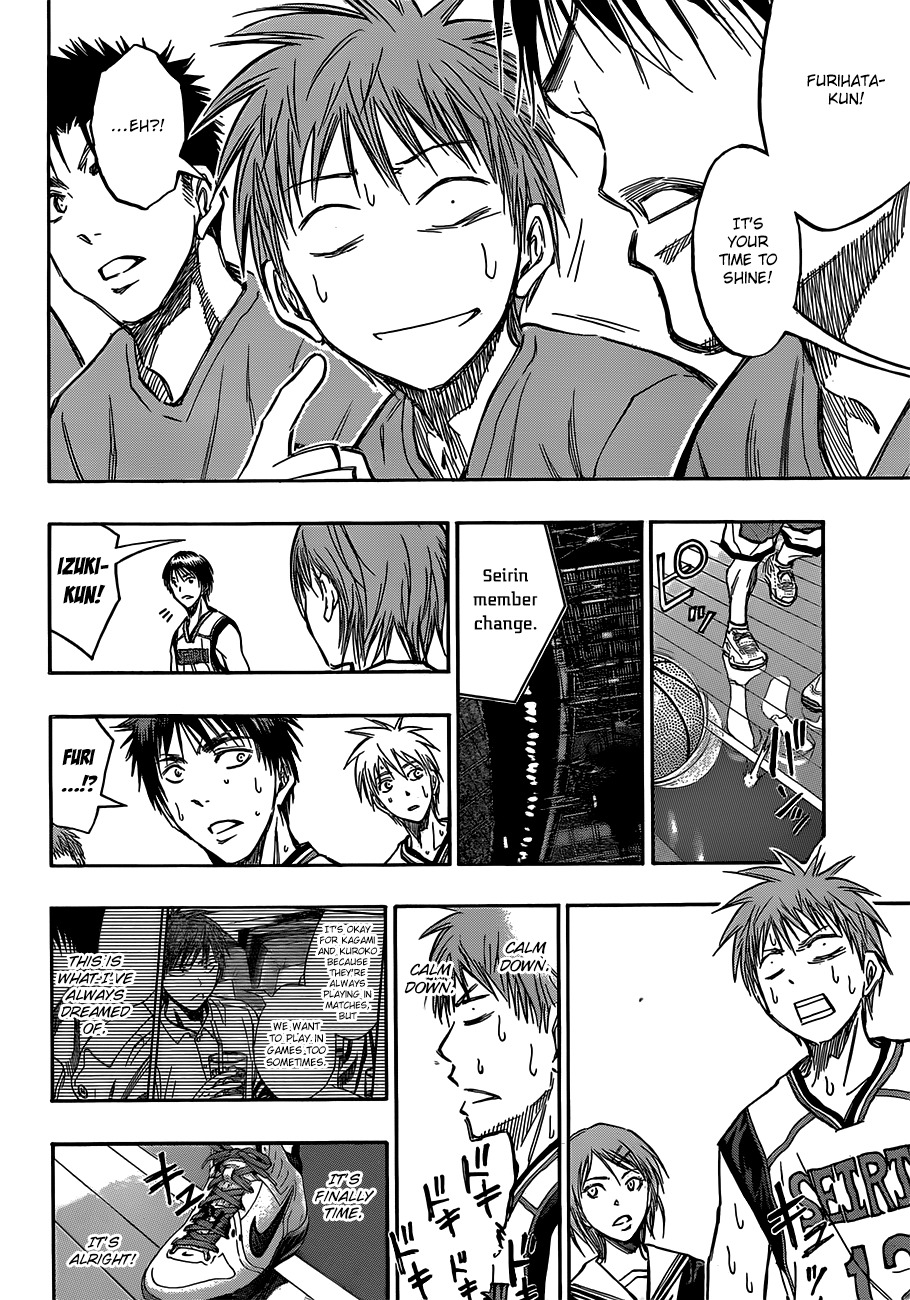 Kuroko no Basket Chapter 186 page 16 - Chapter 186: It's your time to shine!
