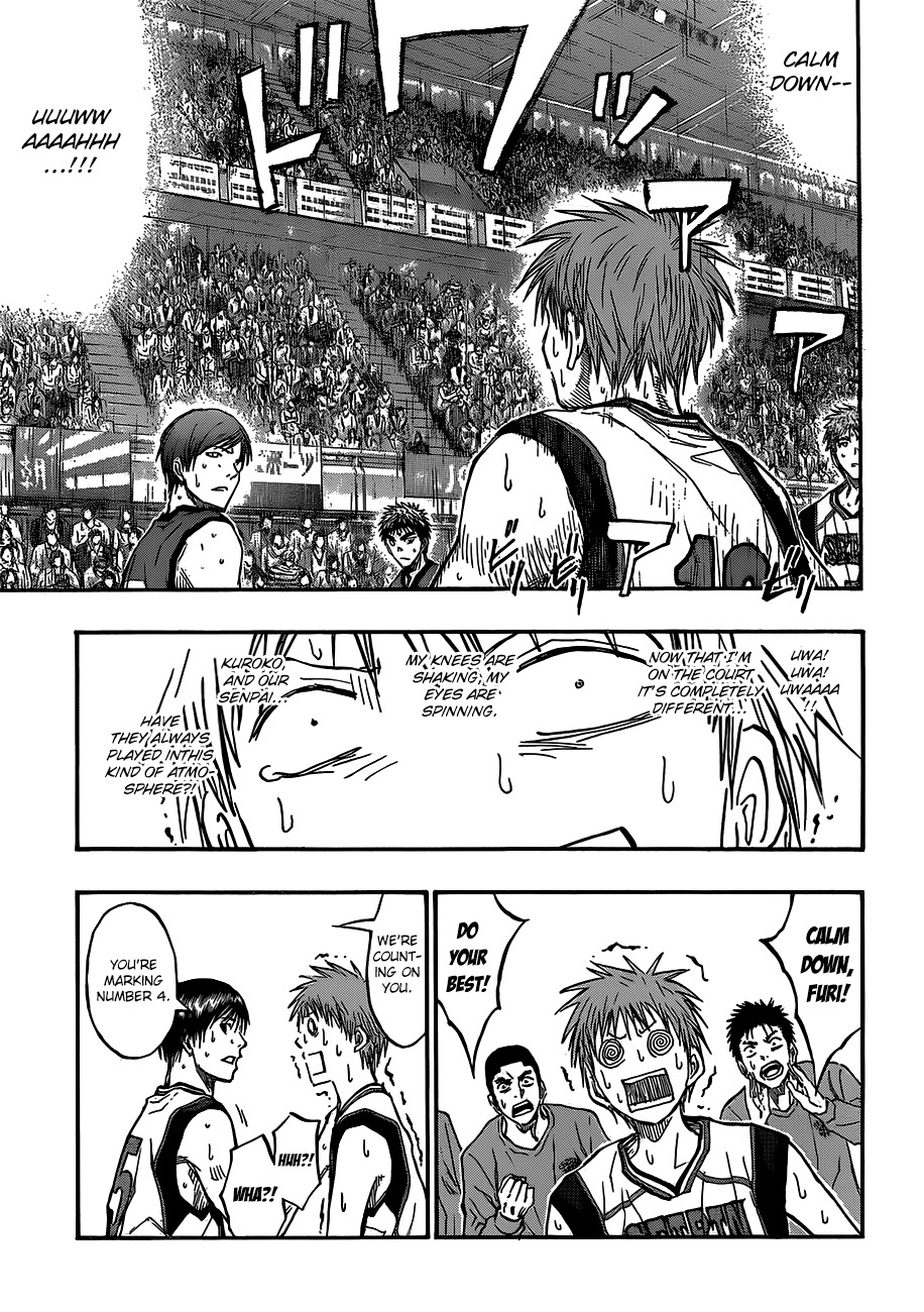 Kuroko no Basket Chapter 186 page 17 - Chapter 186: It's your time to shine!