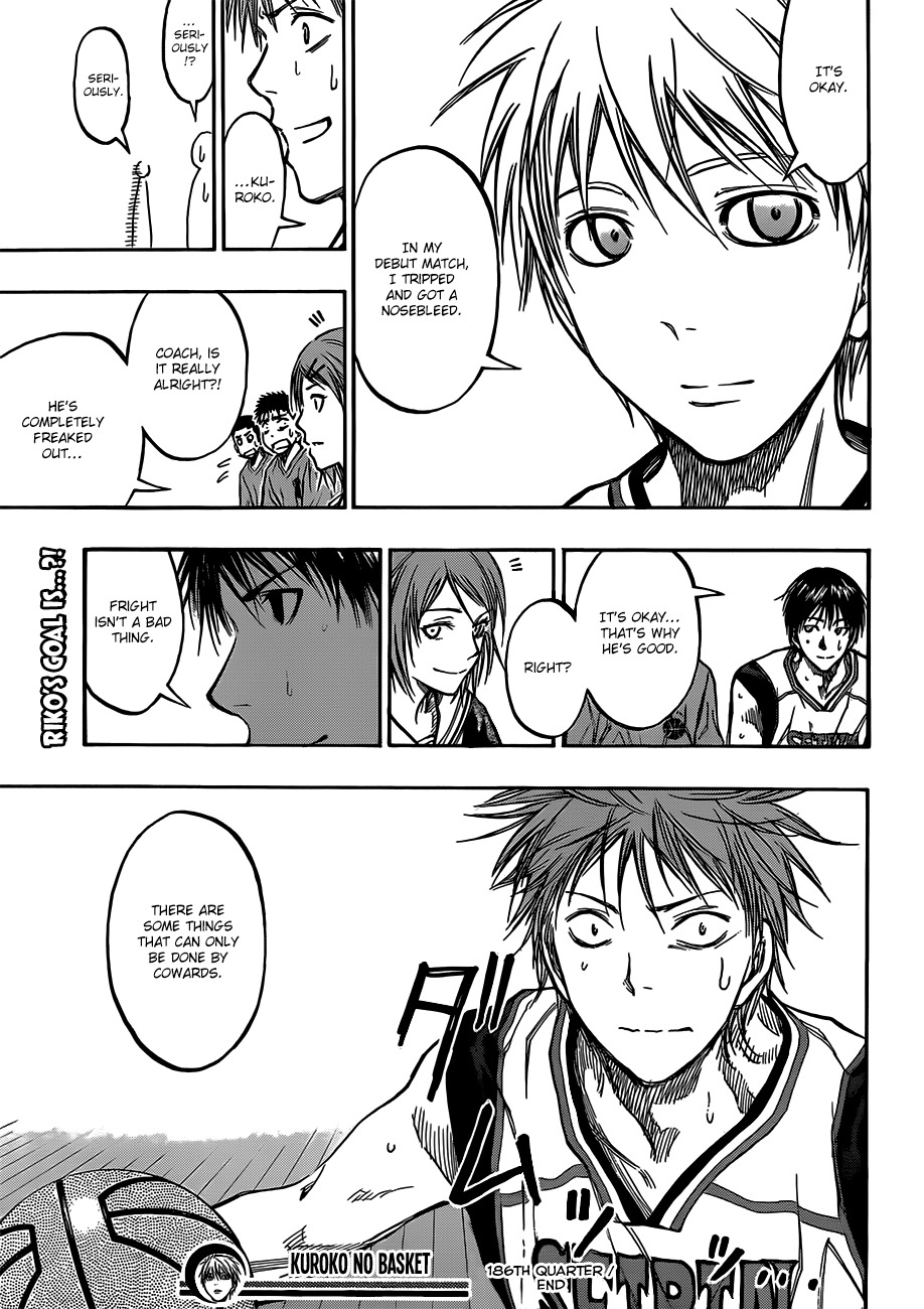 Kuroko no Basket Chapter 186 page 21 - Chapter 186: It's your time to shine!
