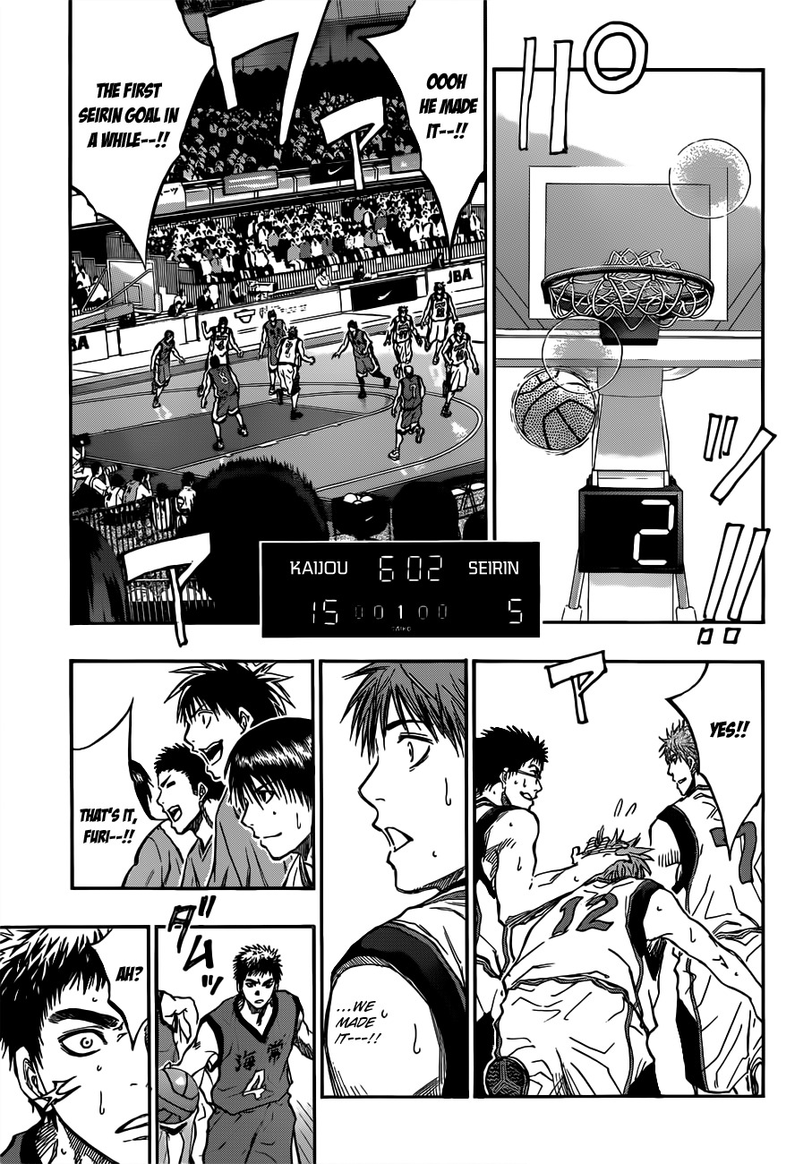 Kuroko no Basket Chapter 187 page 11 - Chapter 187: You have teammates, you know