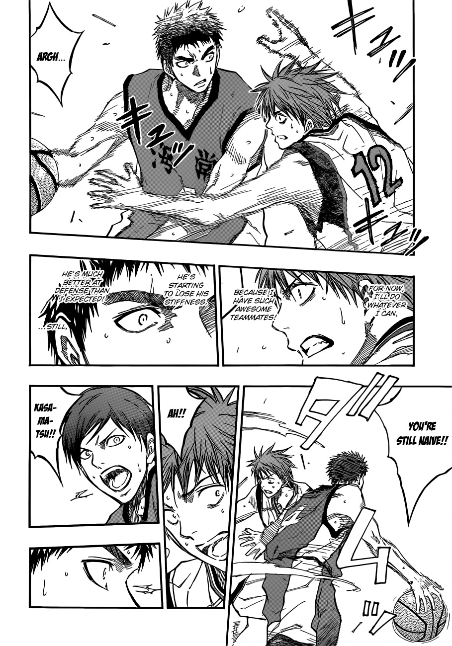 Kuroko no Basket Chapter 187 page 12 - Chapter 187: You have teammates, you know