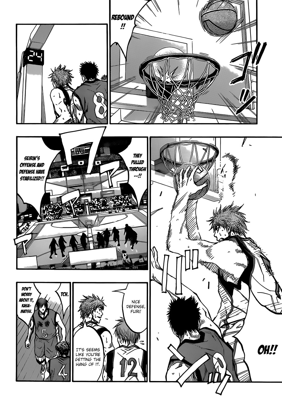 Kuroko no Basket Chapter 187 page 14 - Chapter 187: You have teammates, you know