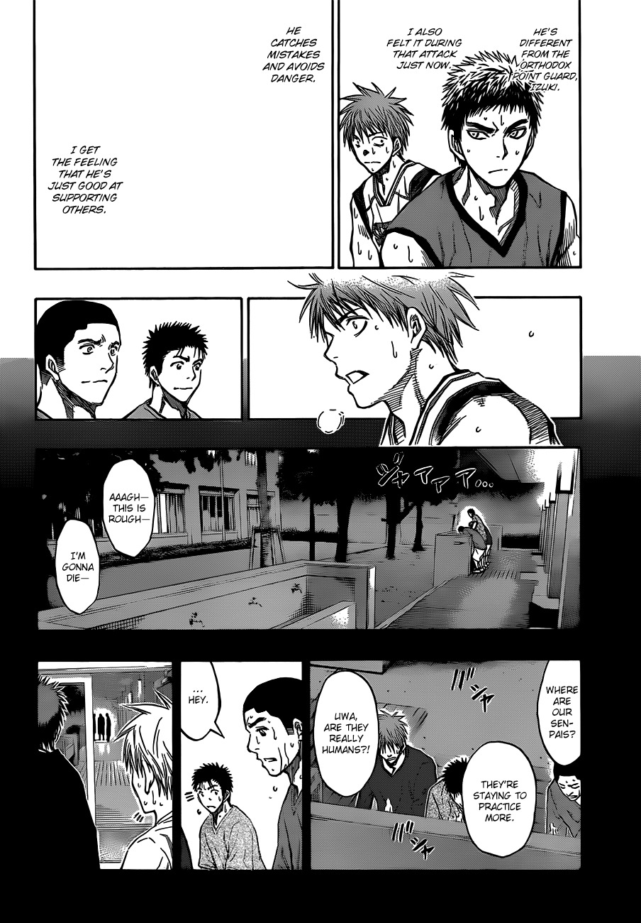 Kuroko no Basket Chapter 187 page 16 - Chapter 187: You have teammates, you know