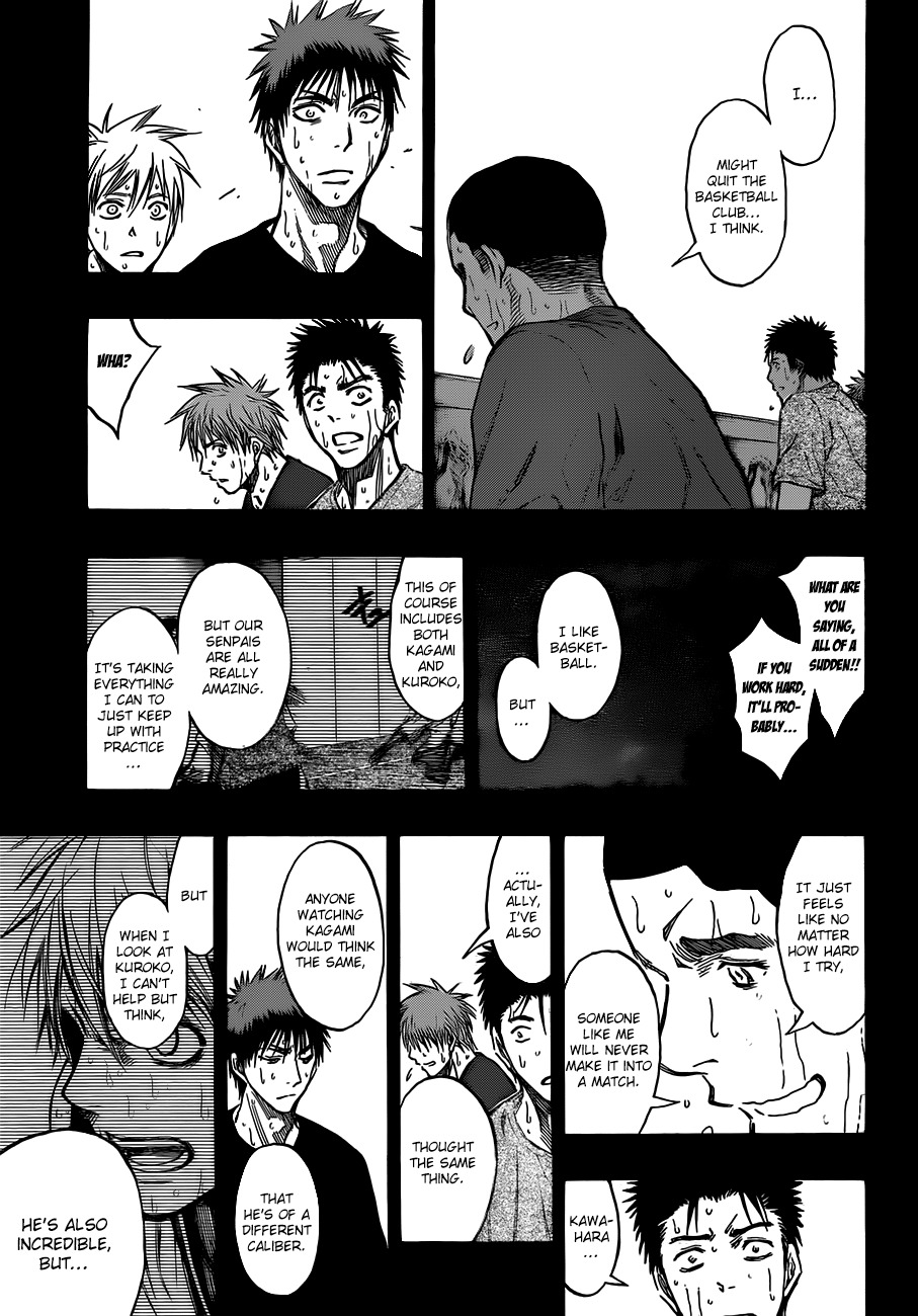 Kuroko no Basket Chapter 187 page 17 - Chapter 187: You have teammates, you know