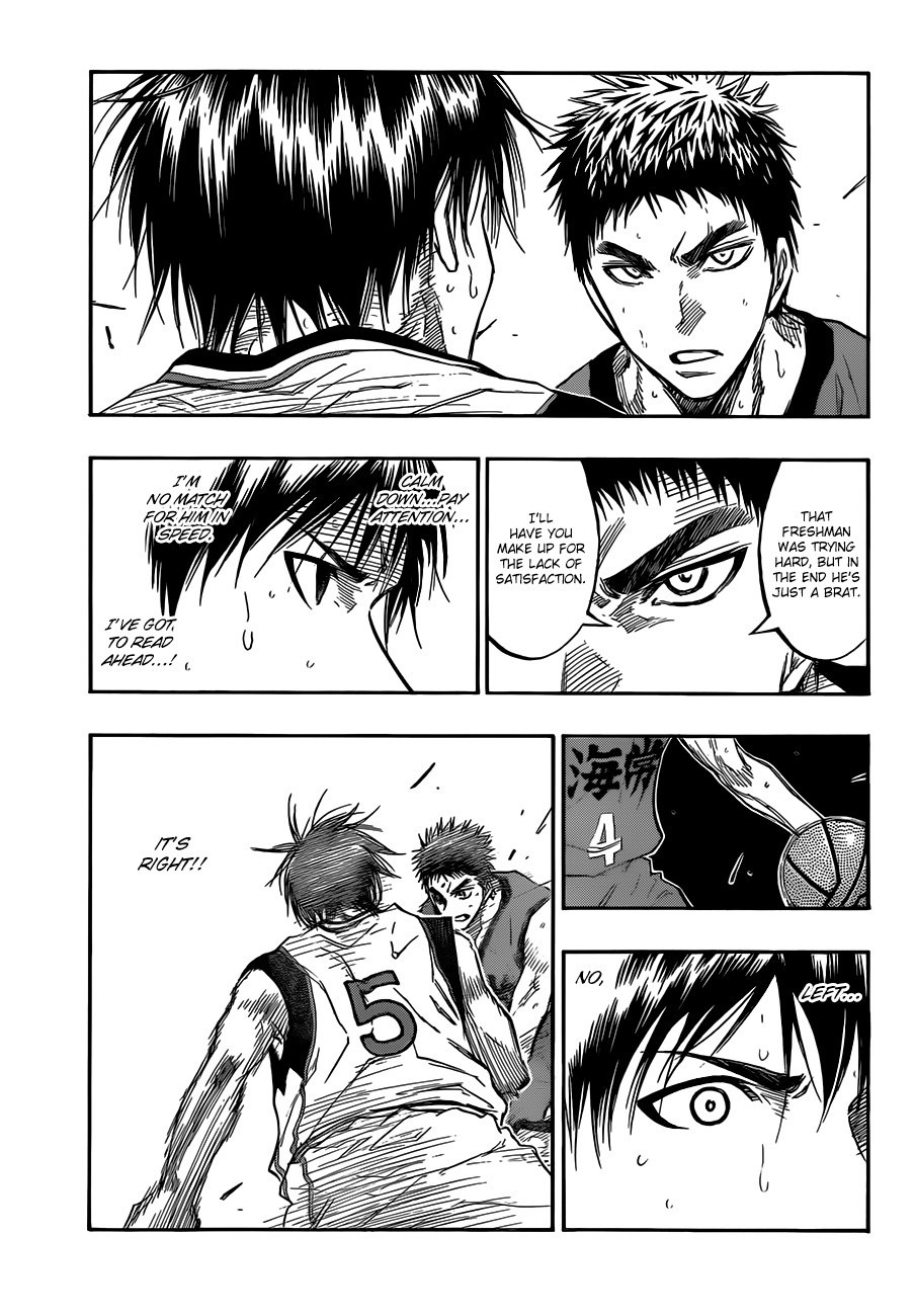 Kuroko no Basket Chapter 188 page 13 - Chapter 188: It's pointless to say anything