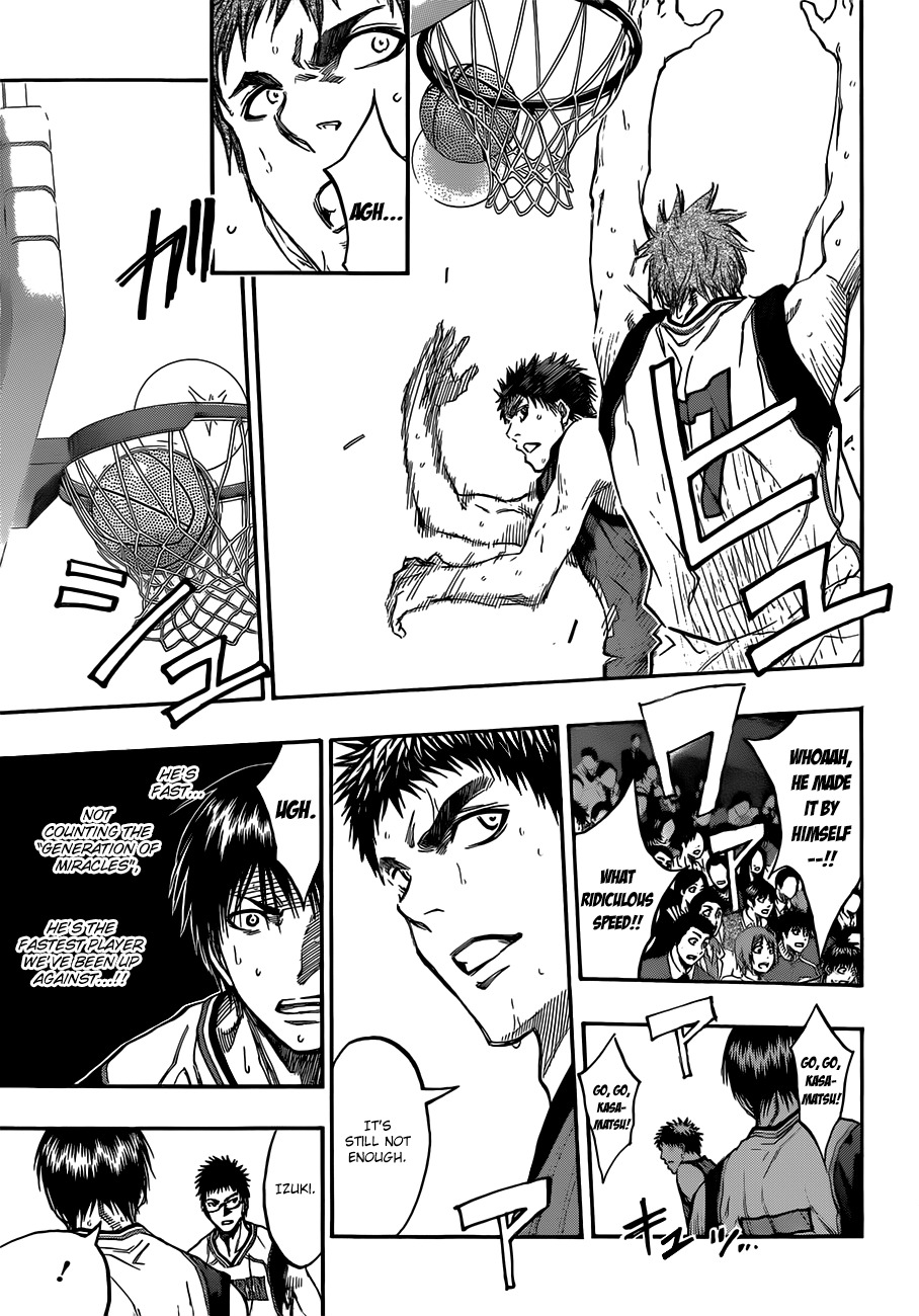 Kuroko no Basket Chapter 188 page 15 - Chapter 188: It's pointless to say anything