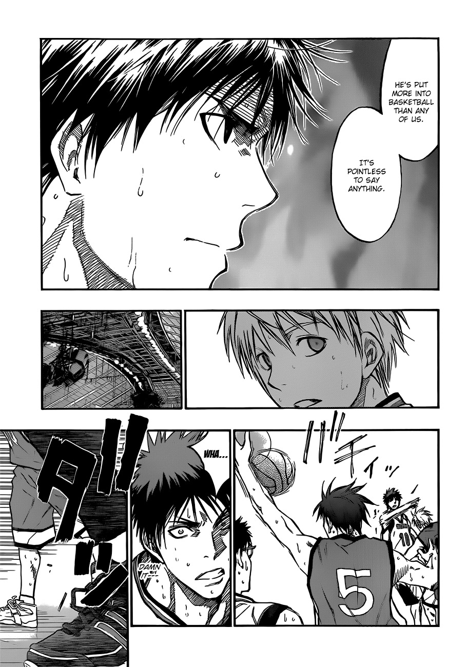 Kuroko no Basket Chapter 188 page 17 - Chapter 188: It's pointless to say anything