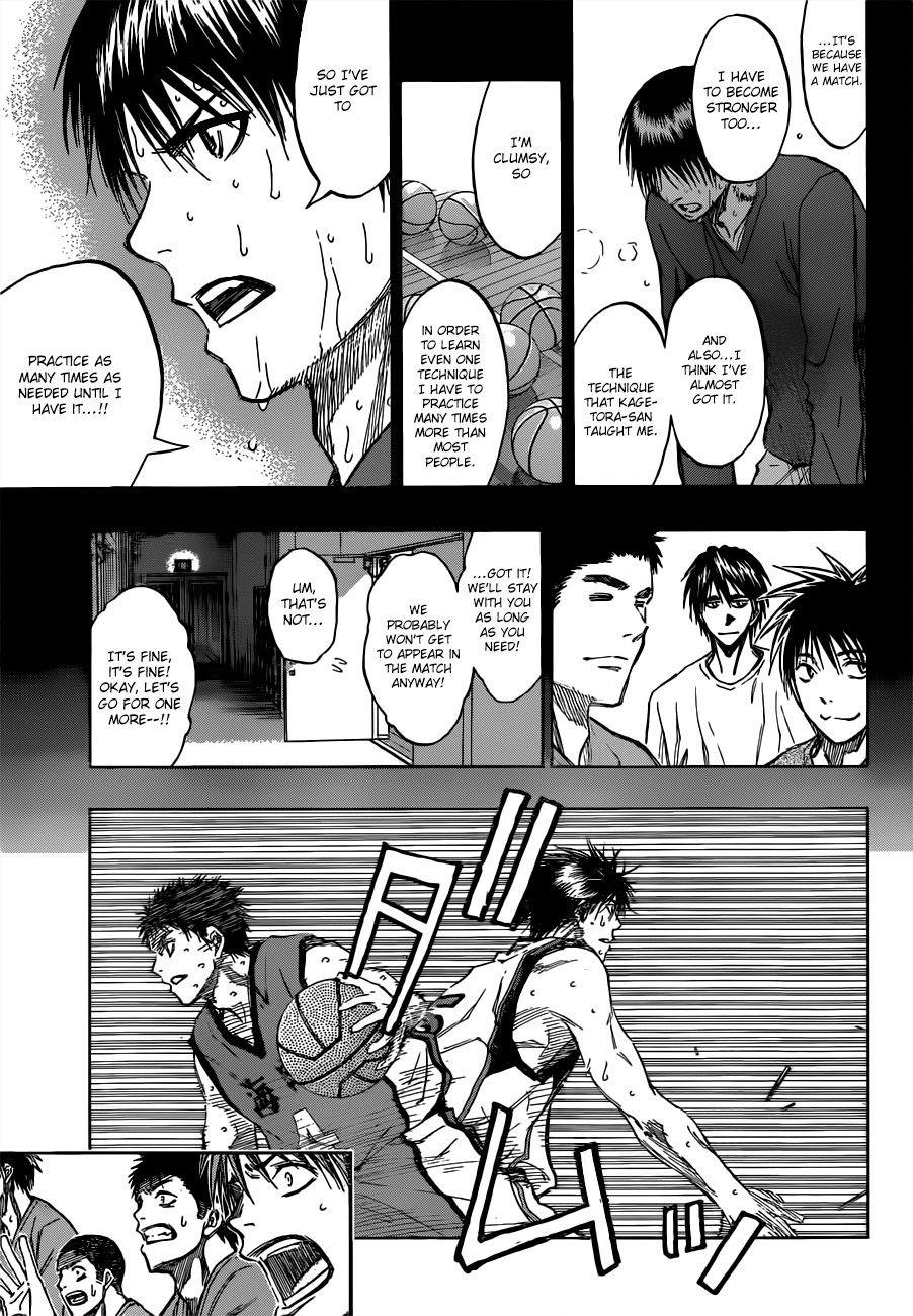 Kuroko no Basket Chapter 188 page 19 - Chapter 188: It's pointless to say anything