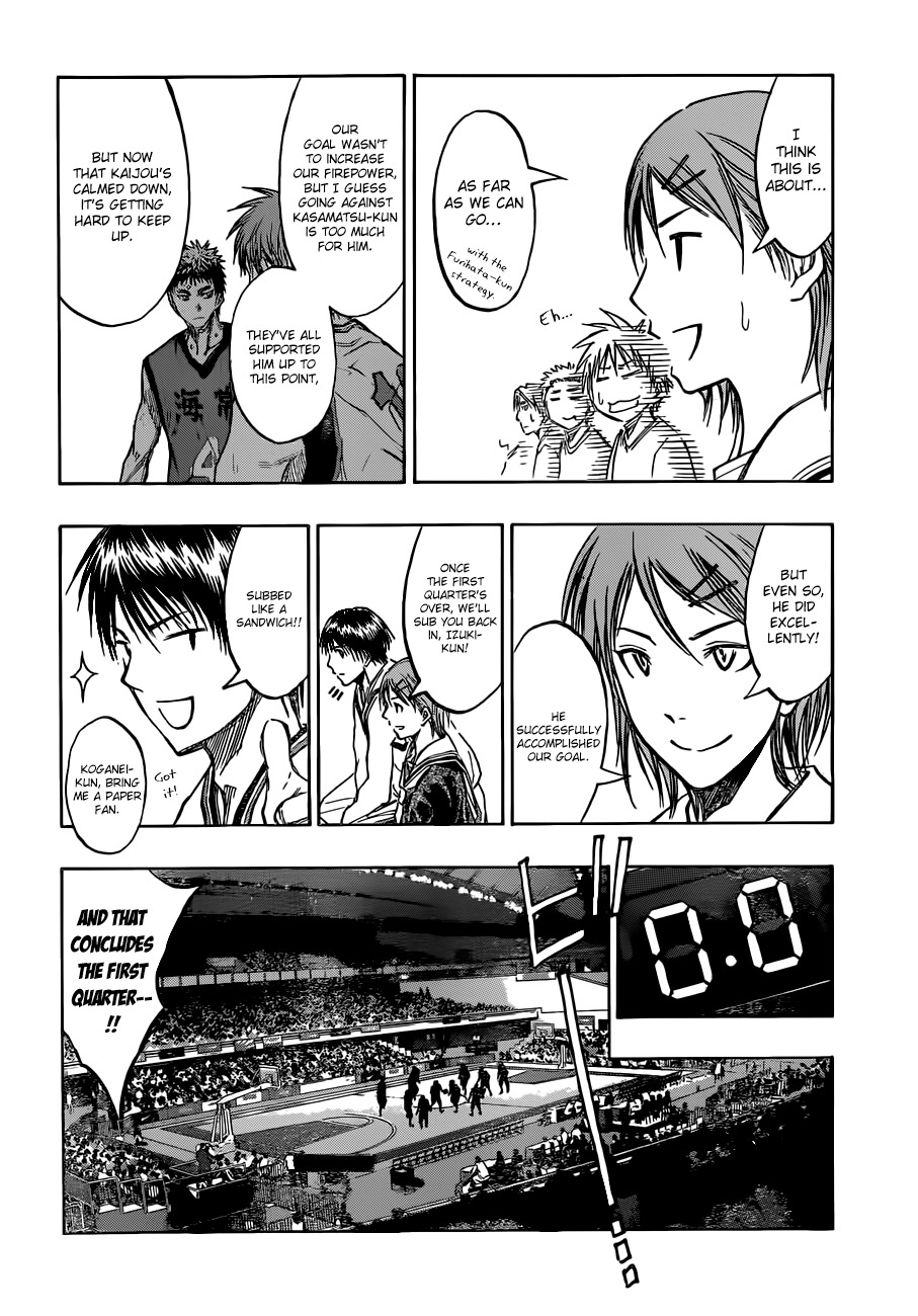 Kuroko no Basket Chapter 188 page 6 - Chapter 188: It's pointless to say anything