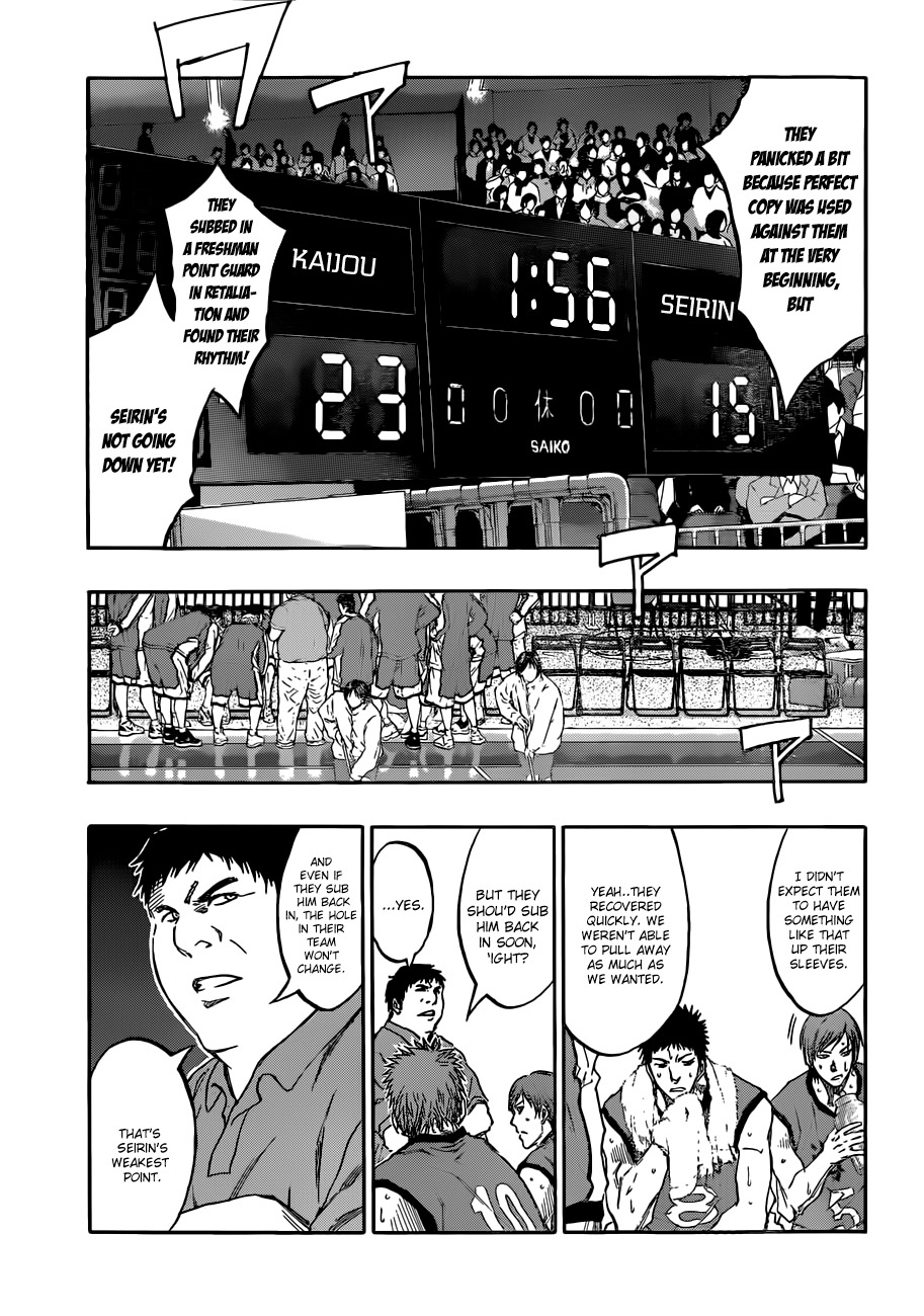 Kuroko no Basket Chapter 188 page 7 - Chapter 188: It's pointless to say anything