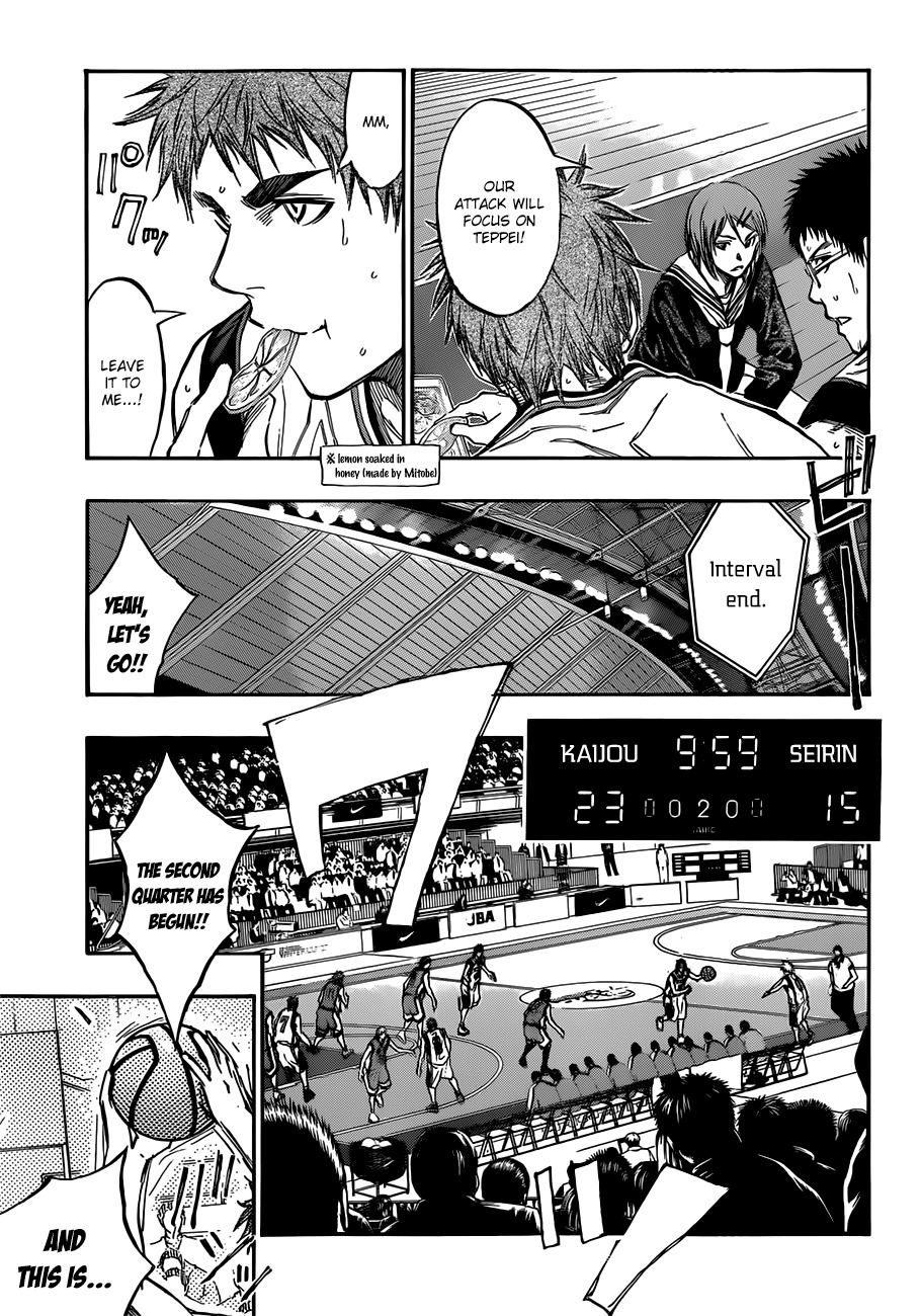 Kuroko no Basket Chapter 188 page 9 - Chapter 188: It's pointless to say anything
