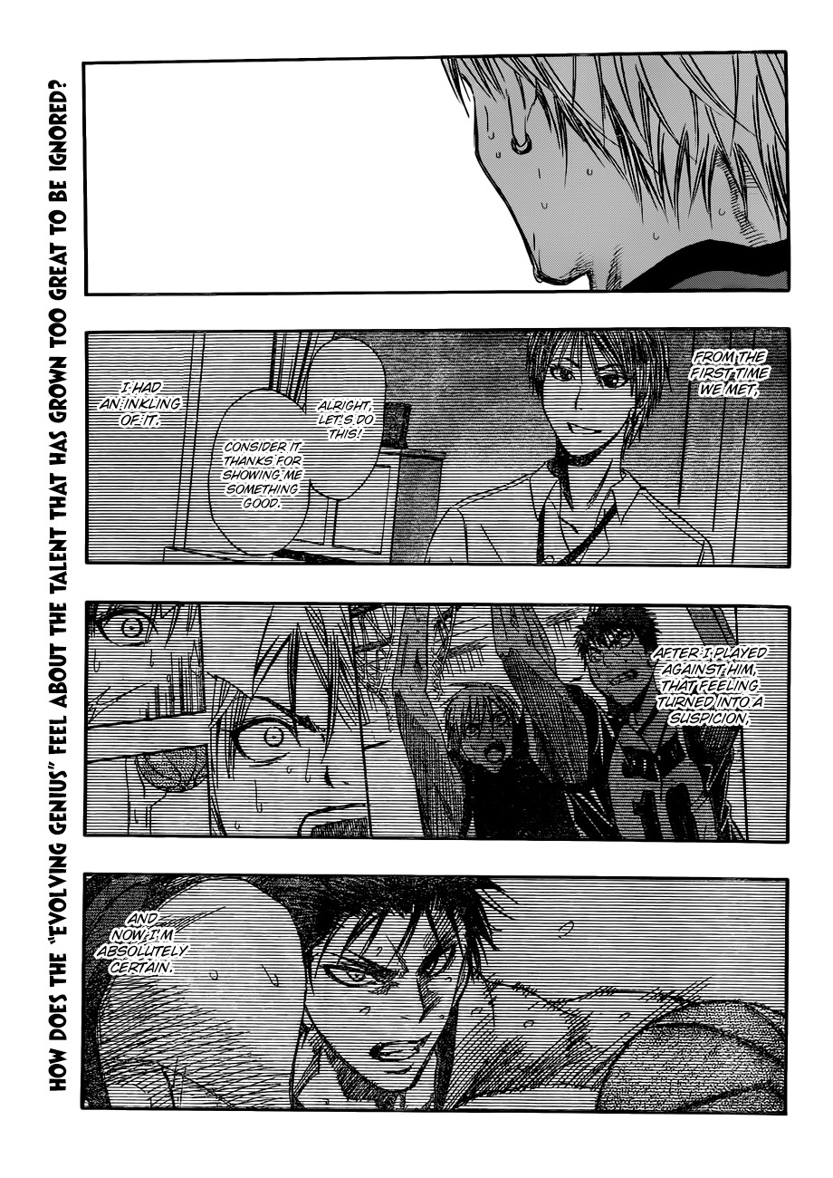 Kuroko no Basket Chapter 190 page 1 - Chapter 190: That's Why I'll Go All Out