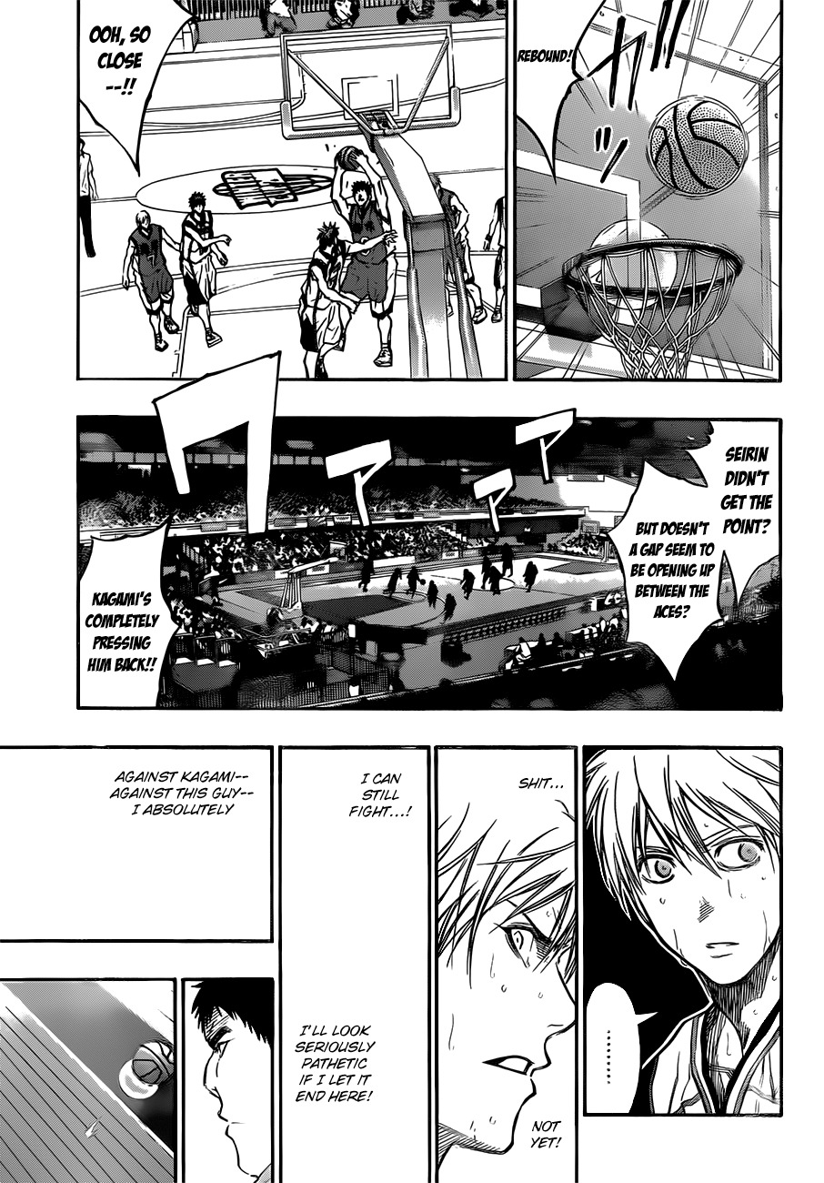 Kuroko no Basket Chapter 190 page 11 - Chapter 190: That's Why I'll Go All Out