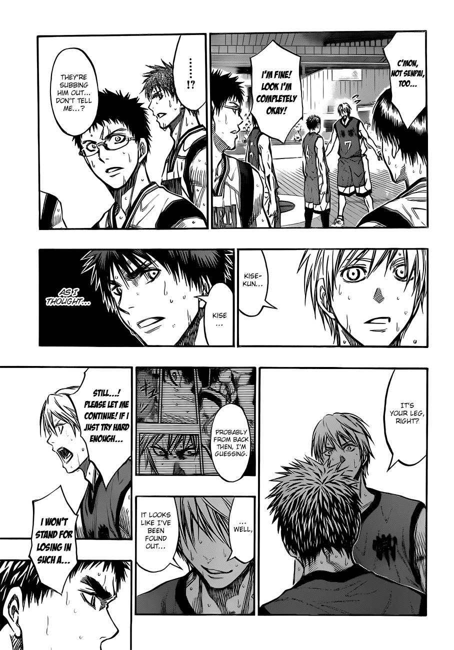 Kuroko no Basket Chapter 190 page 13 - Chapter 190: That's Why I'll Go All Out