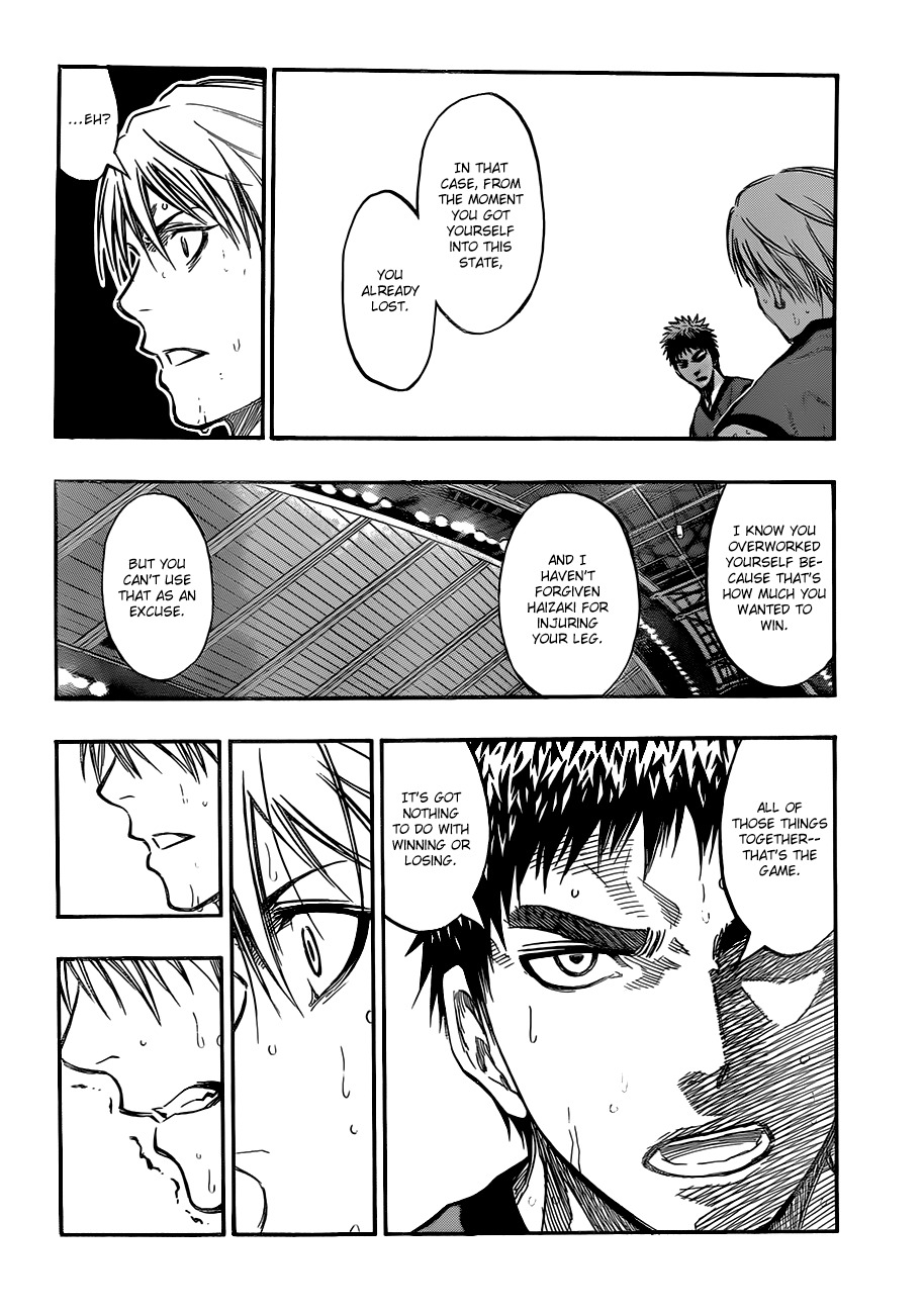 Kuroko no Basket Chapter 190 page 14 - Chapter 190: That's Why I'll Go All Out